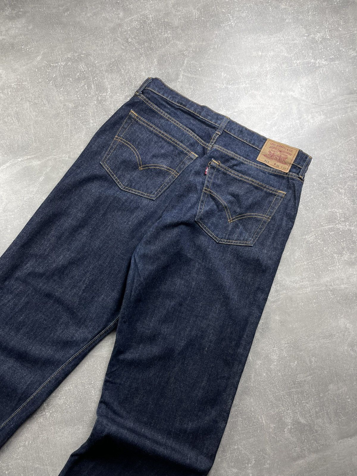 Levi's Levi’s 513 "Big Boy" VNTG Jeans Dark Blue Denim Size US 38 / EU 54 - 4 Thumbnail