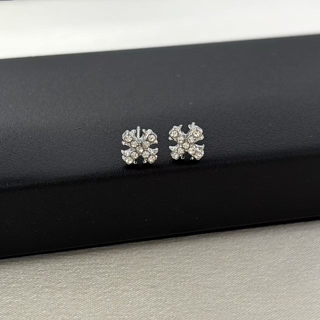 Other 6mm CZ Cross Stud Earrings for Men Women Size ONE SIZE - 4 Thumbnail