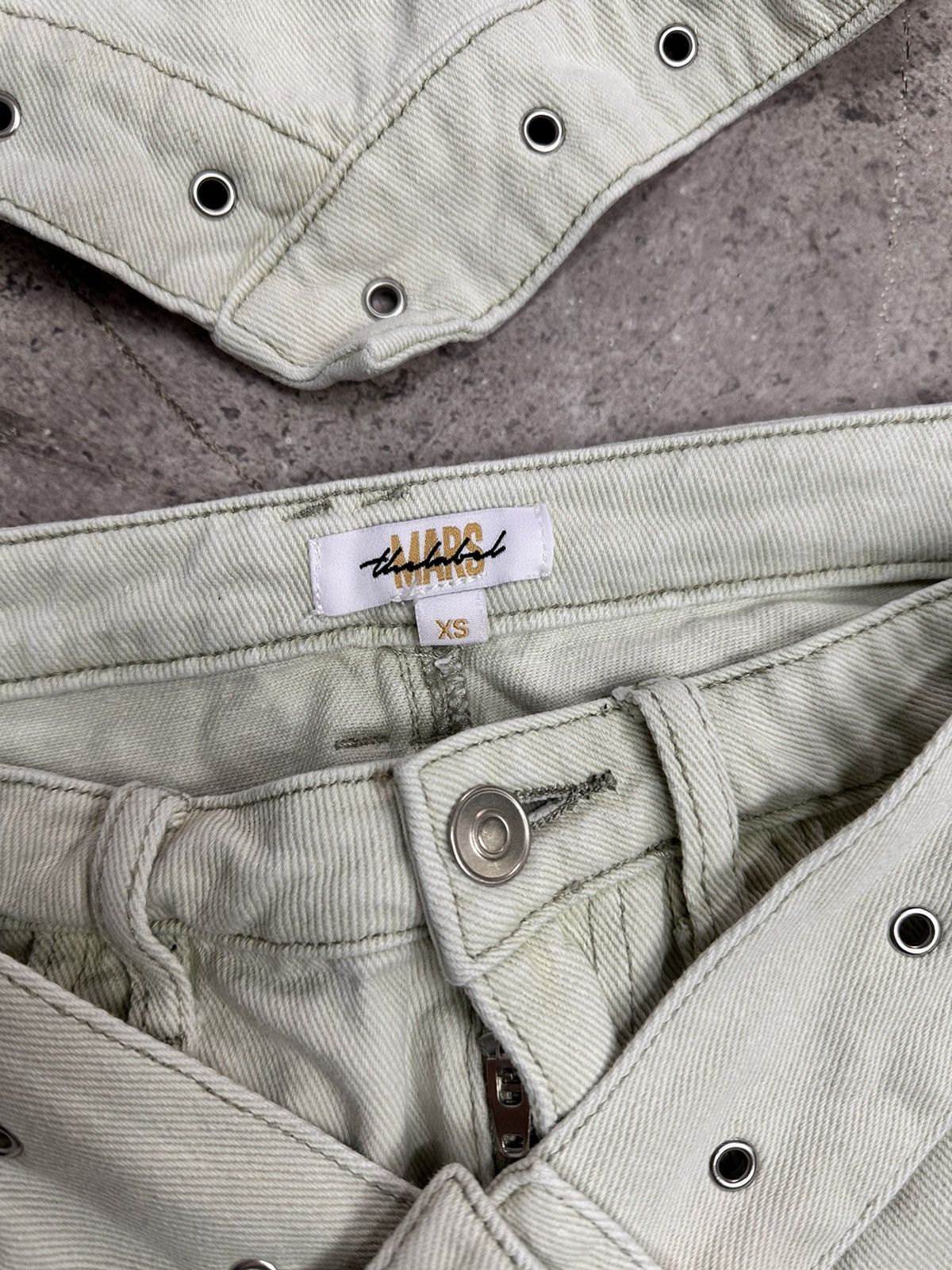 Junya Watanabe Vintage Suits Metal Avantgarde Japanese Rare Rick Owens Size 28" / US 6 / IT 42 - 8 Thumbnail