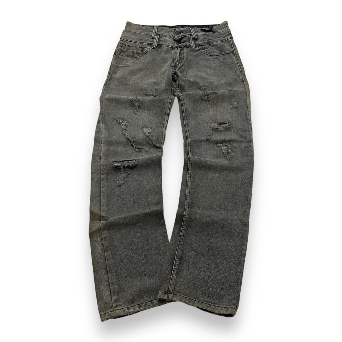 If Six Was Nine × Japanese Brand ORIGINAL LOOSE BIRTHBREATH BLACK SMOKE & WHITE BEACH (32×41) Size US 32 / EU 48 - 2 Thumbnail