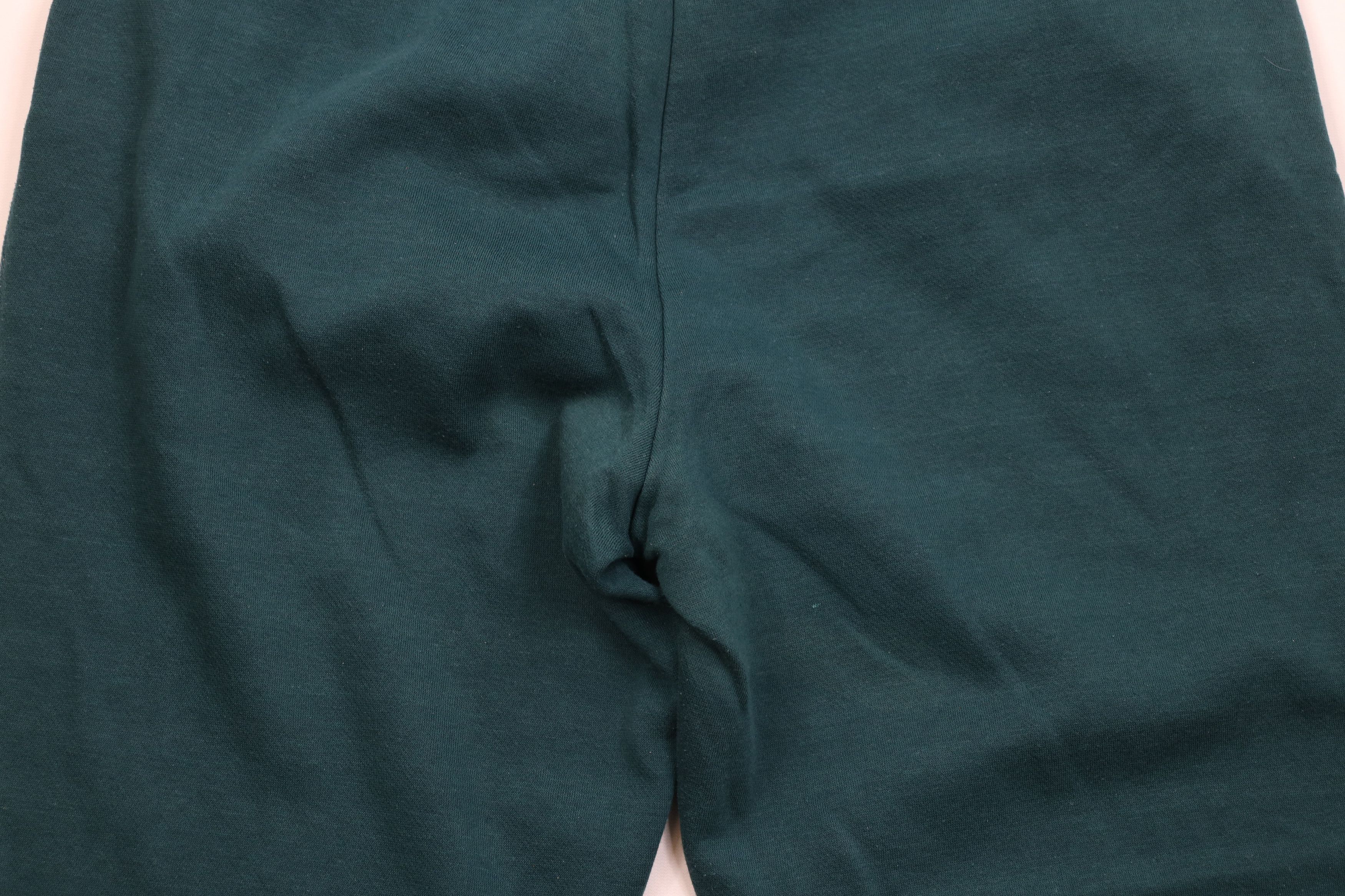 Vintage Vintage 90s Streetwear Blank Cuffed Sweatpants Joggers Green Size 36" / US 14 / IT 50 - 12 Thumbnail
