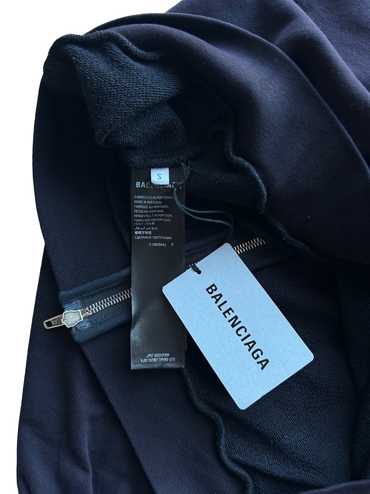 Balenciaga Balenciaga Regular Zip-Up Hoodie Size US S / EU 44-46 / 1 - 7 Thumbnail