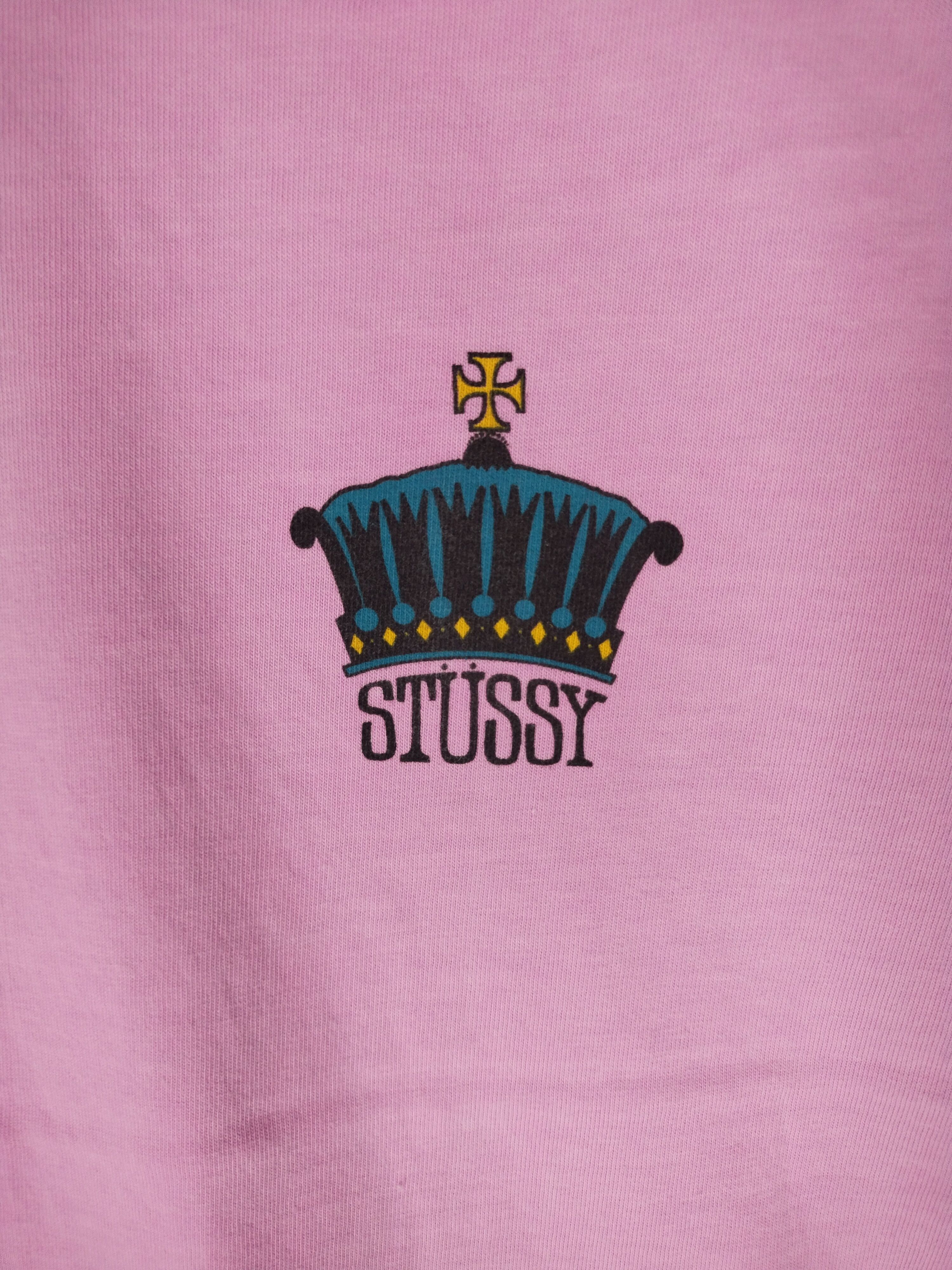 Stussy Stussy The Crown Pink Shirt Size US M / EU 48-50 / 2 - 4 Thumbnail