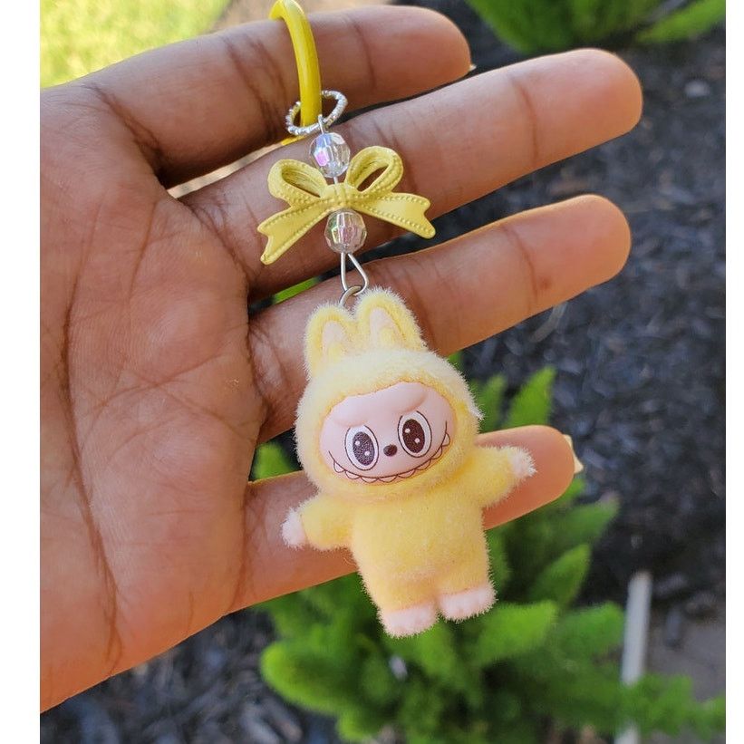 Other 4 Mini labubu Keychain inspiration cute for the key or bag Size ONE SIZE - 4 Thumbnail