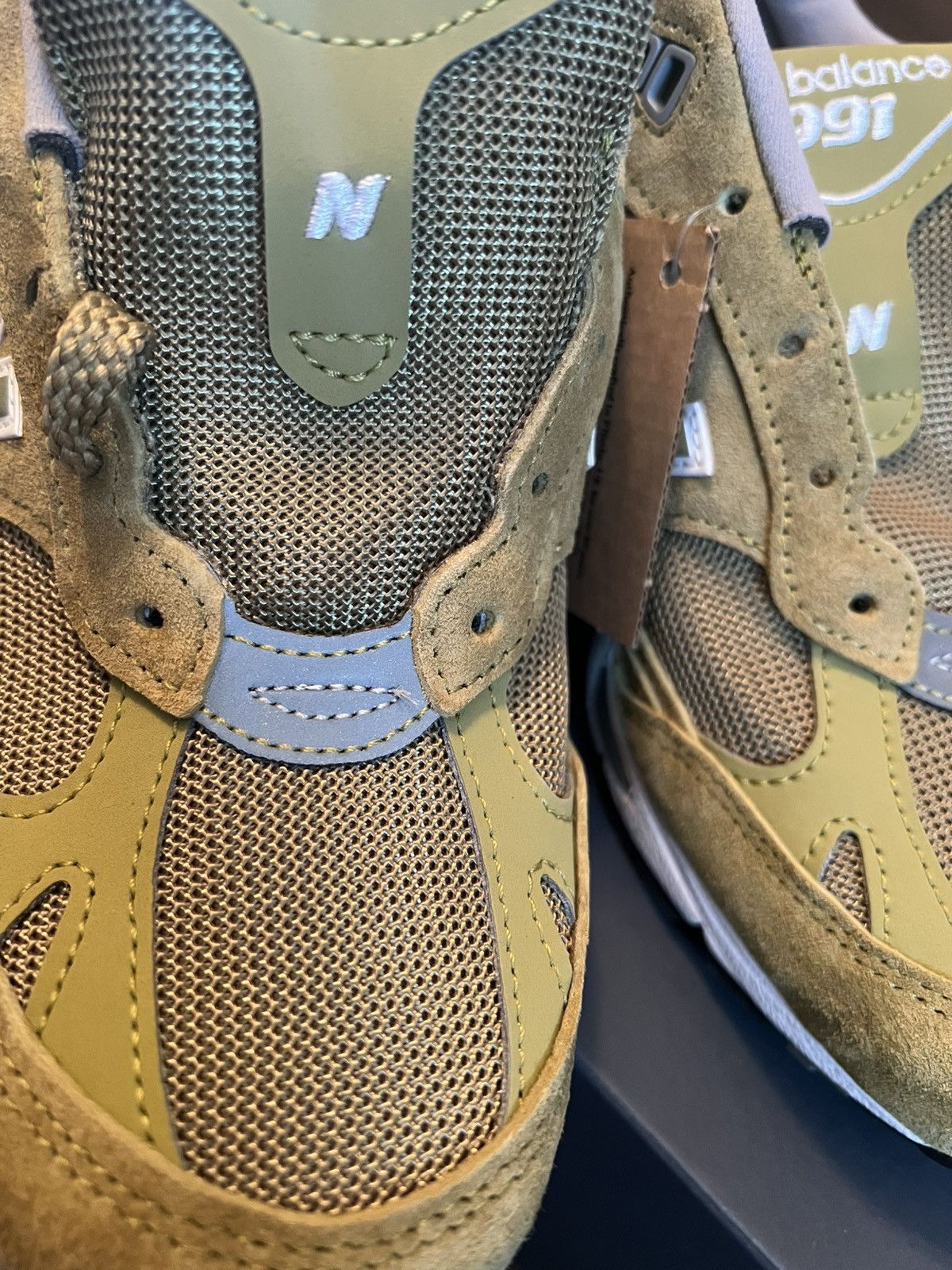 New Balance New Balance 991 Made In England Green Moss 7.5US W Size US 7.5 / IT 37.5 - 4 Thumbnail