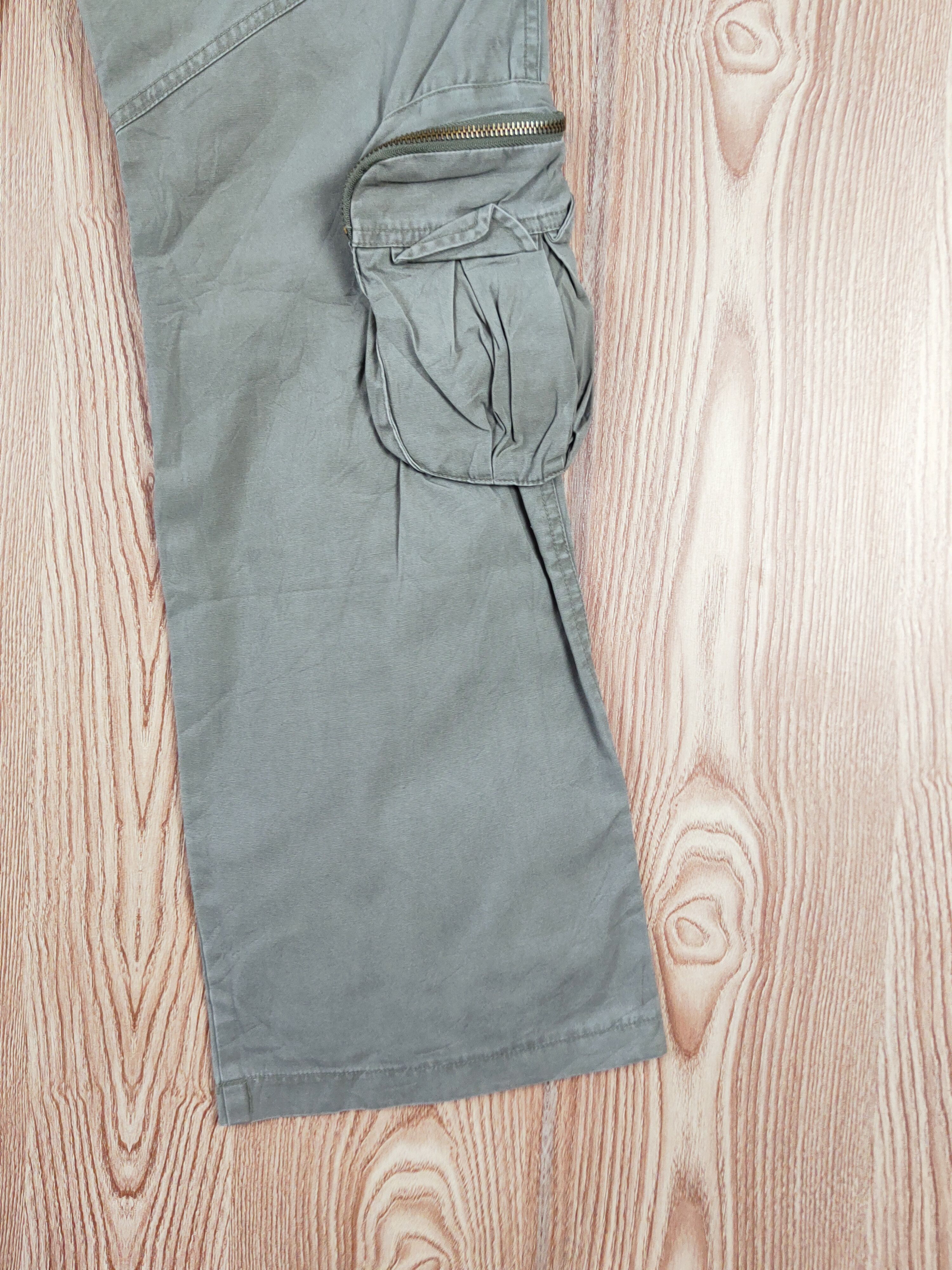 Japanese Brand Crisnare Green Multipocket Tactical Cargo Pants #W400 Size 29" - 11 Thumbnail