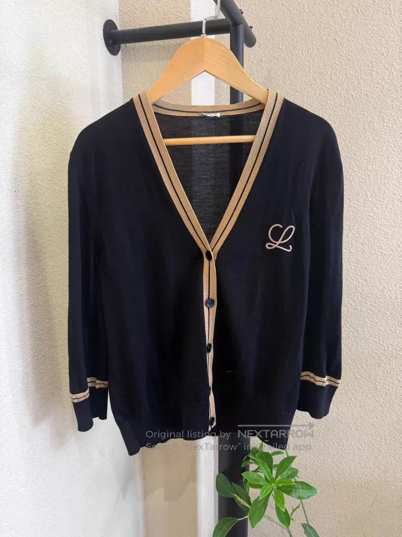 Loewe Loewe Black Wool Open Cardigan Size M / US 6-8 / IT 42-44 - 1 Thumbnail