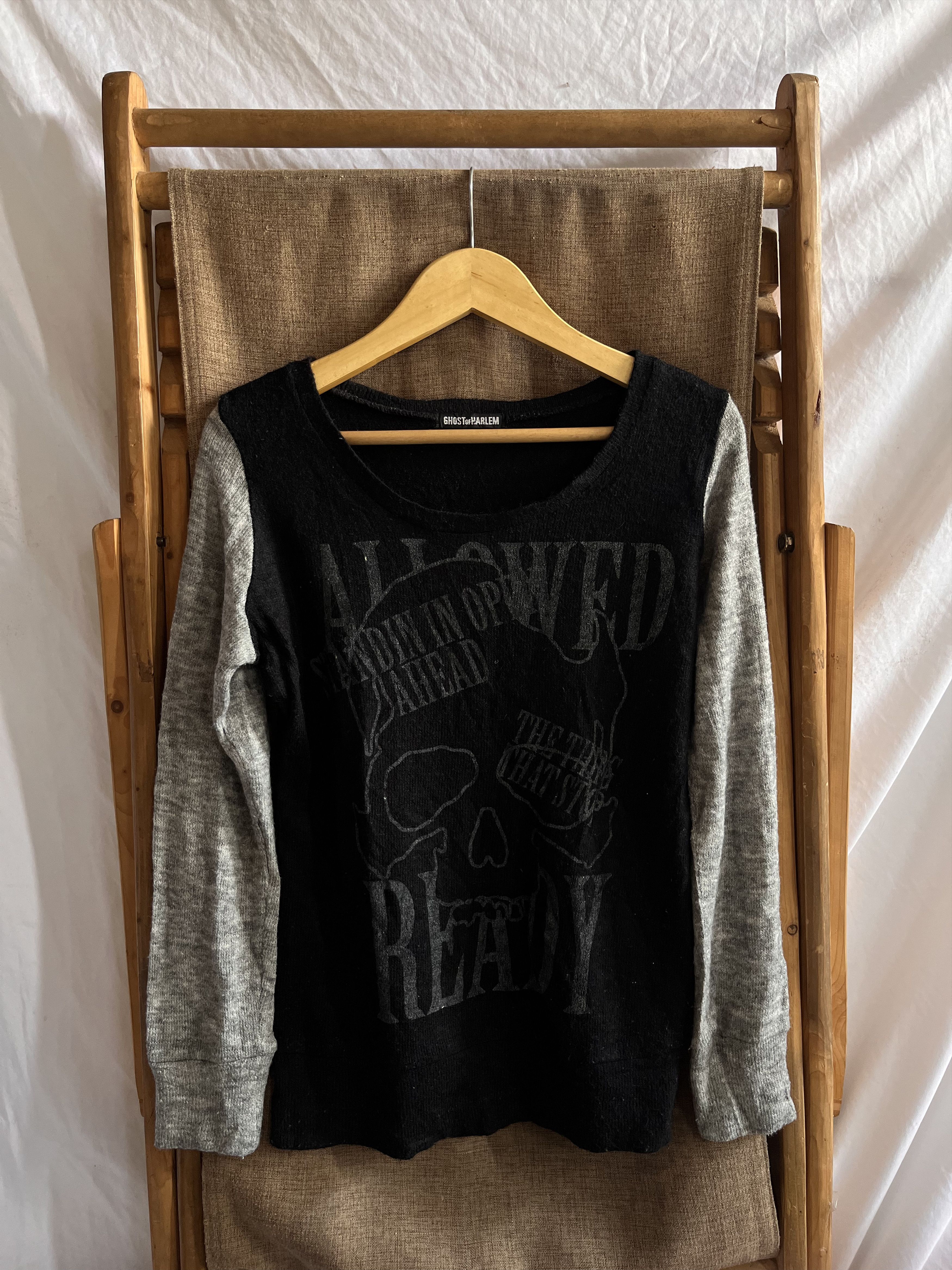 Hysteric Glamour Ghost of Harlem Lightweight Knitted Skull Print Size US S / EU 44-46 / 1 - 1 Thumbnail