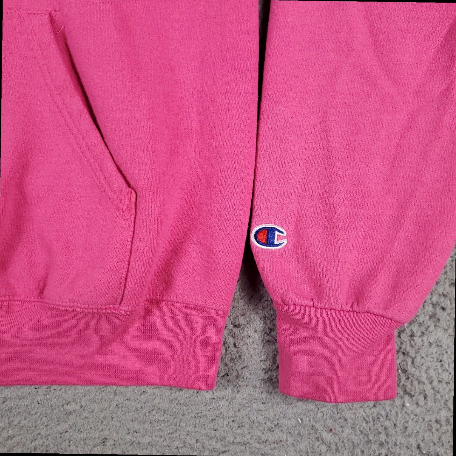 Champion Champion Pullover Hoodie Sweatshirt Womens Small Pink Camouflage Size S / US 4 / IT 40 - 4 Thumbnail