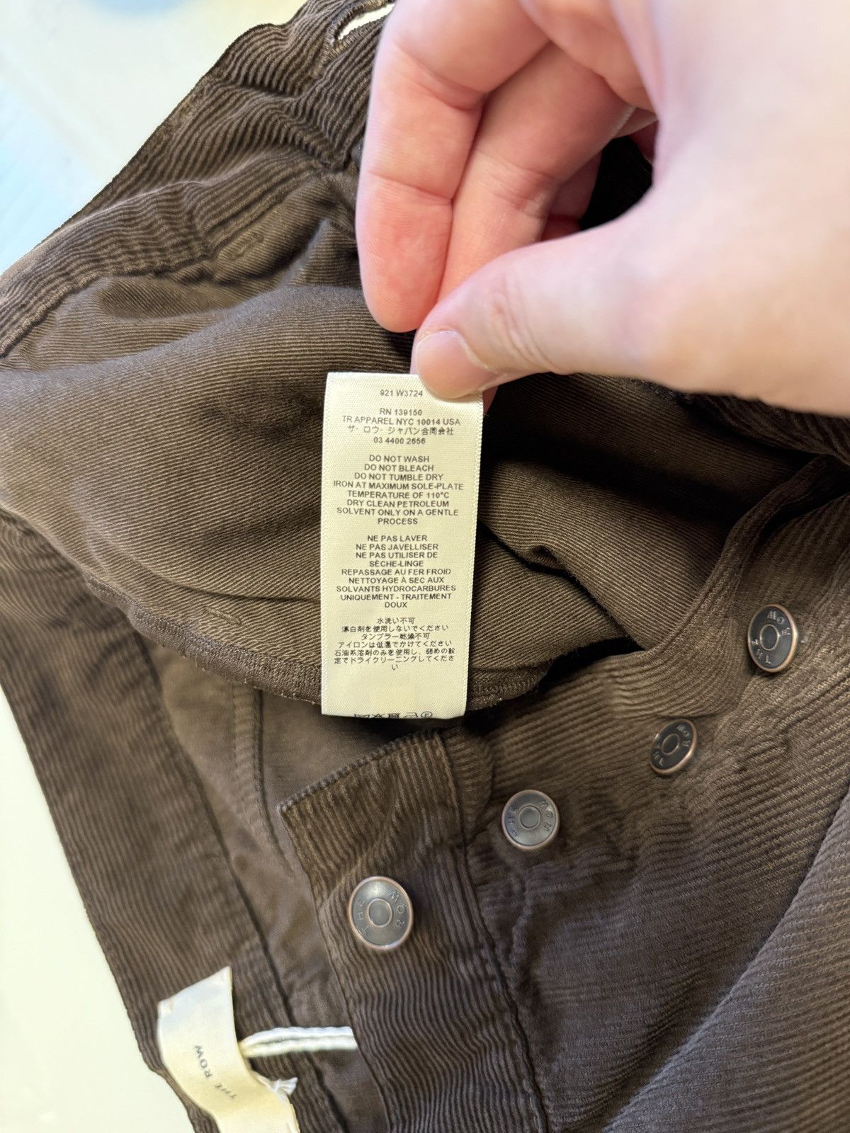 The Row The Row Burt Corduroy Trousers Size US 30 / EU 46 - 19 Thumbnail