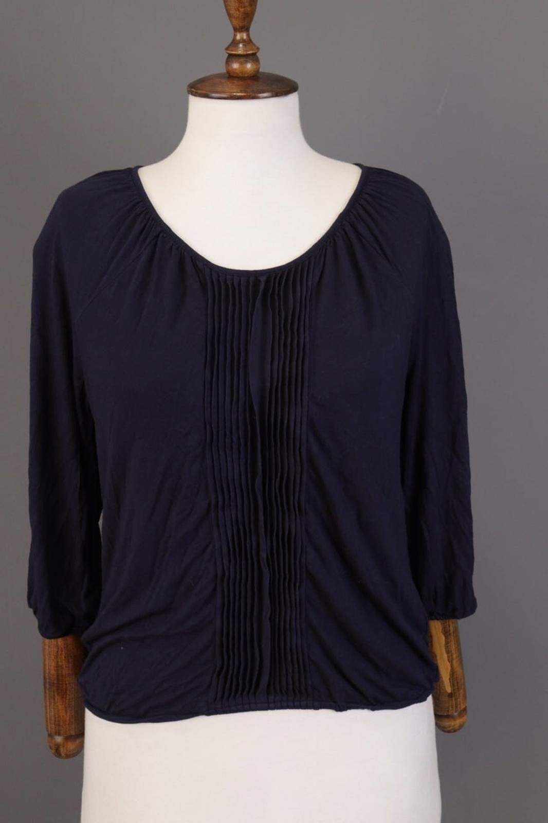 Lauren Ralph Lauren Lauren Ralph Lauren Blue Ruffle Stretch Blouse Shirt M Size M / US 6-8 / IT 42-44 - 1 Thumbnail