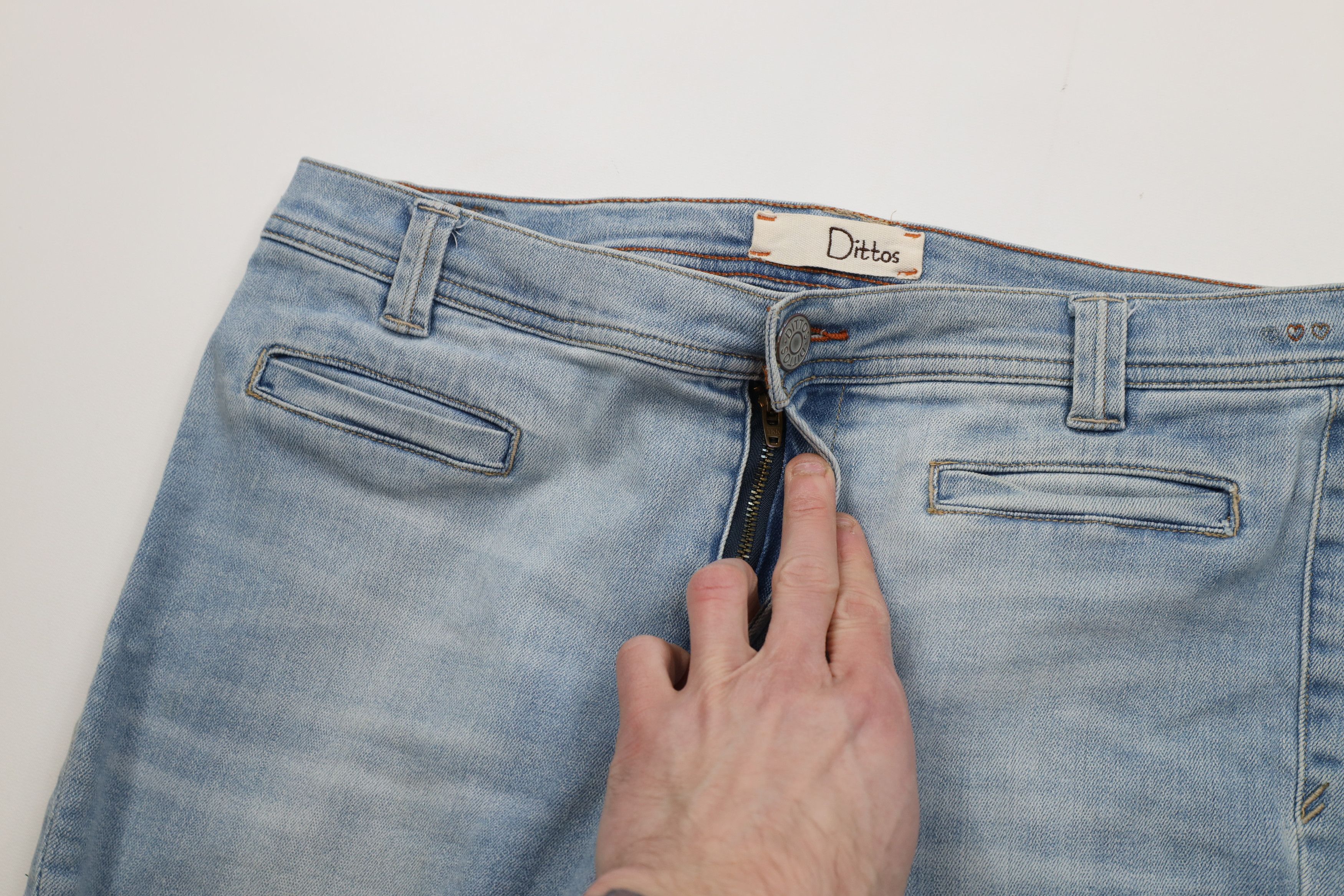 Vintage Vintage Y2K Streetwear Babydoll Bell Bottoms Denim Jeans Size 30" / US 8 / IT 44 - 7 Thumbnail