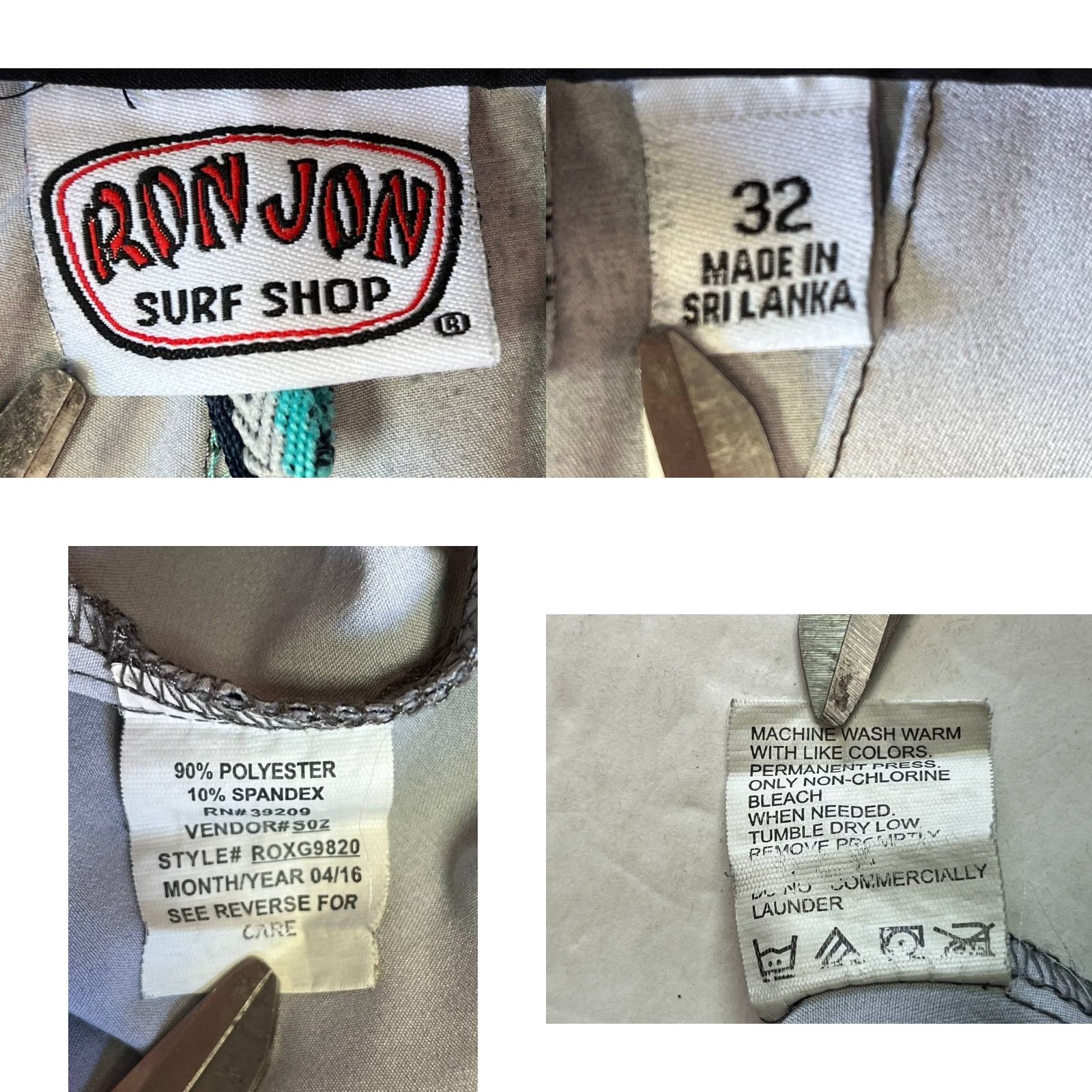 Ron Jon Surf Shop Ron Jon Surf Shop Shorts Gray Mens Size 32 Belt Loop See All Pics Size US 32 / EU 48 - 8 Thumbnail