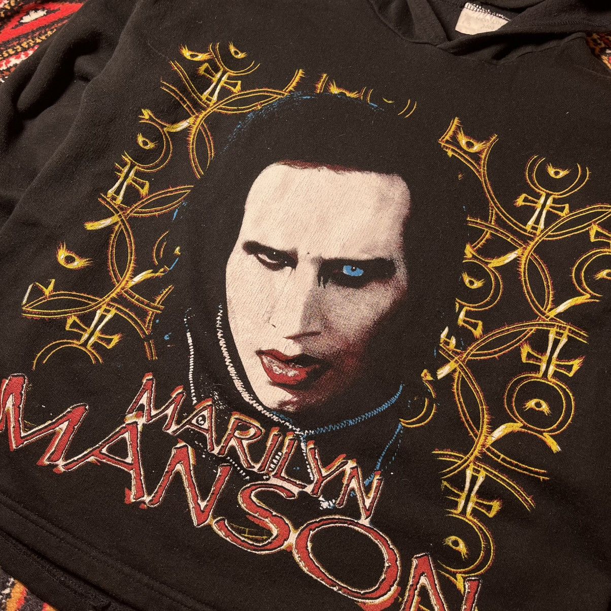Band Tees Rarest Marilyn Manson merch hoodie from 2000🧛🏻‍♂️ Size US M / EU 48-50 / 2 - 8 Thumbnail