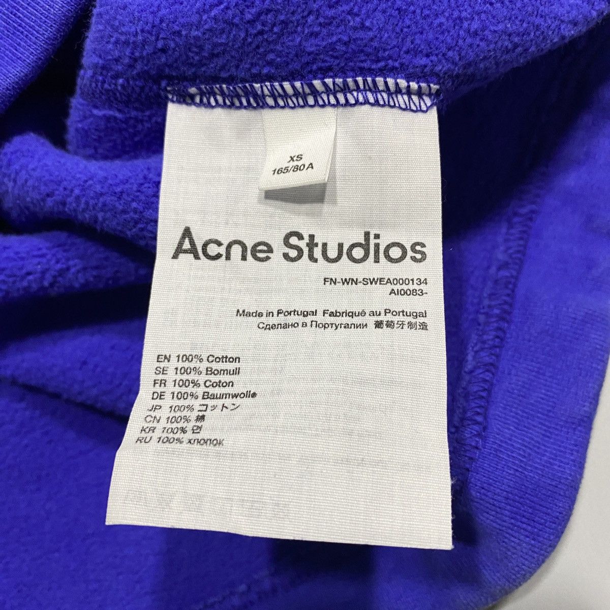 Acne Studios Logo Hoodie Size US XS / EU 42 / 0 - 10 Thumbnail