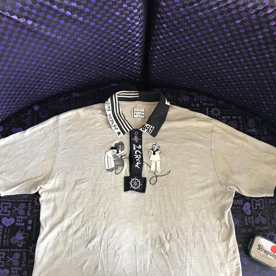 Jean Charles De Castelbajac × Vintage Jean Charles De Castelbajac X 2 Nature sport + 2 Crew On Size US L / EU 52-54 / 3 - 6 Thumbnail