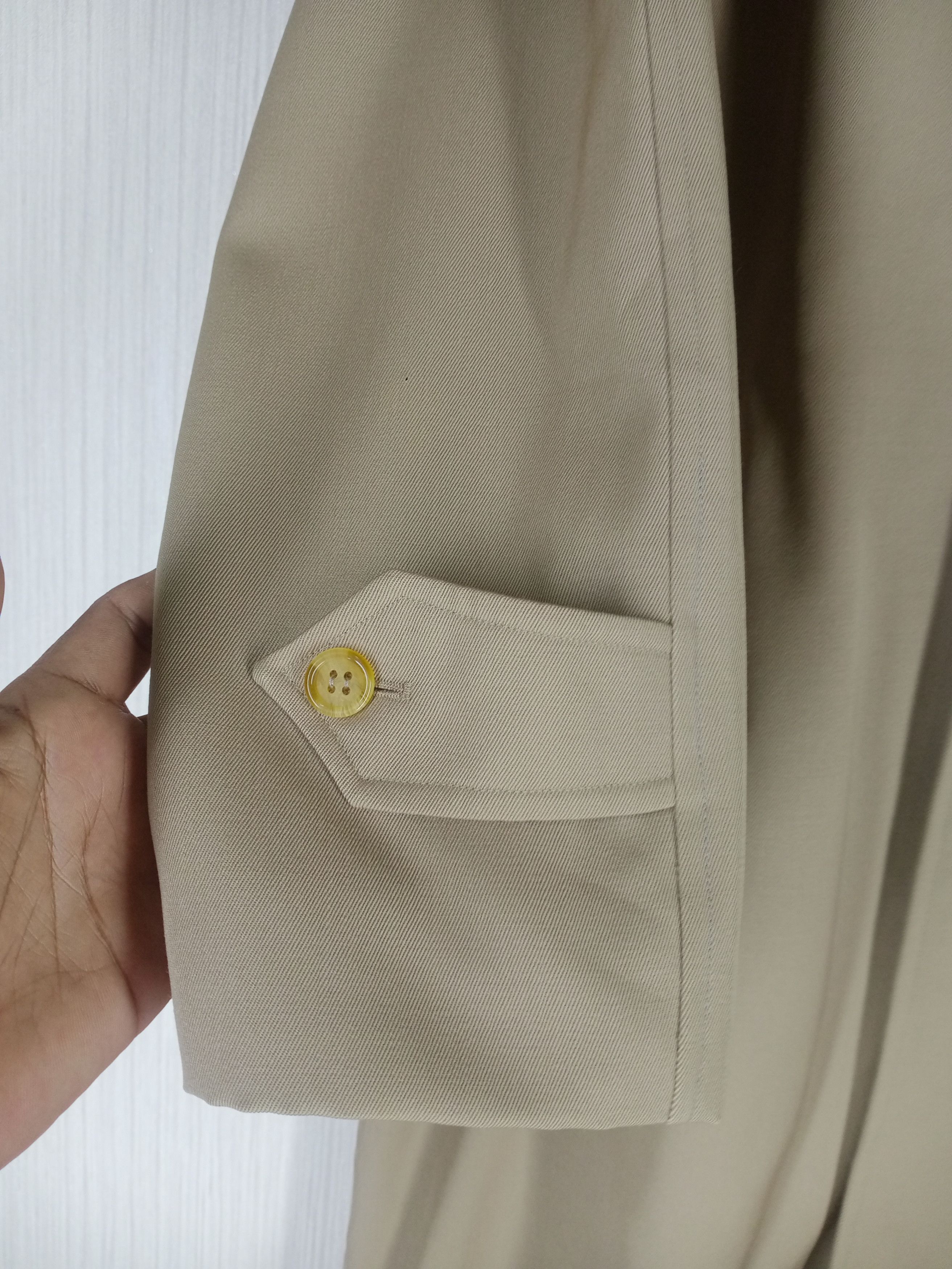 Burberry Vintage 90s Burberrys Nova Check Men's Trench Coat Size US L / EU 52-54 / 3 - 6 Thumbnail