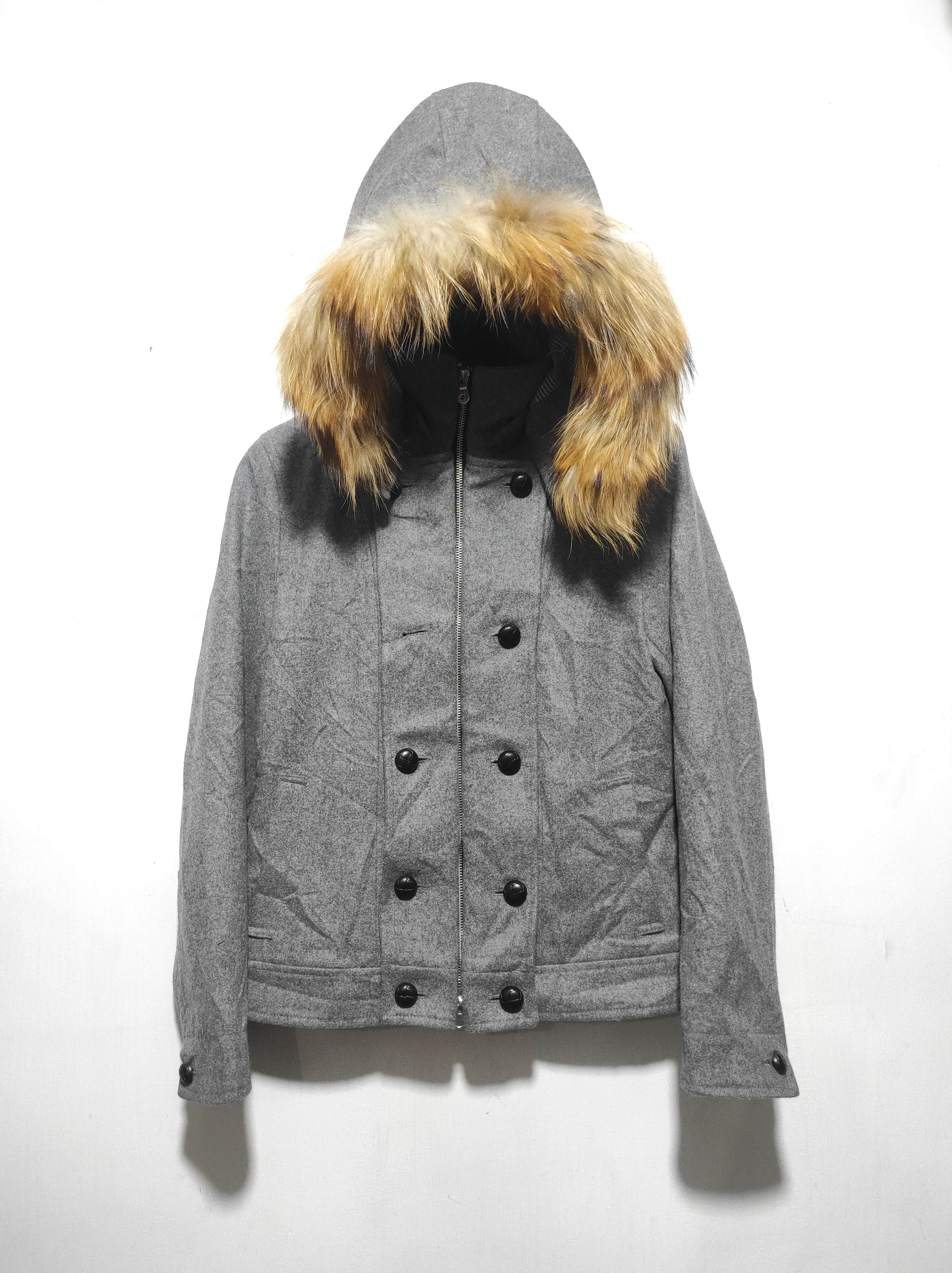 Michel Klein Michel Klein Wool double Zip Fur Hoodie Jacket Size US S / EU 44-46 / 1 - 11 Thumbnail