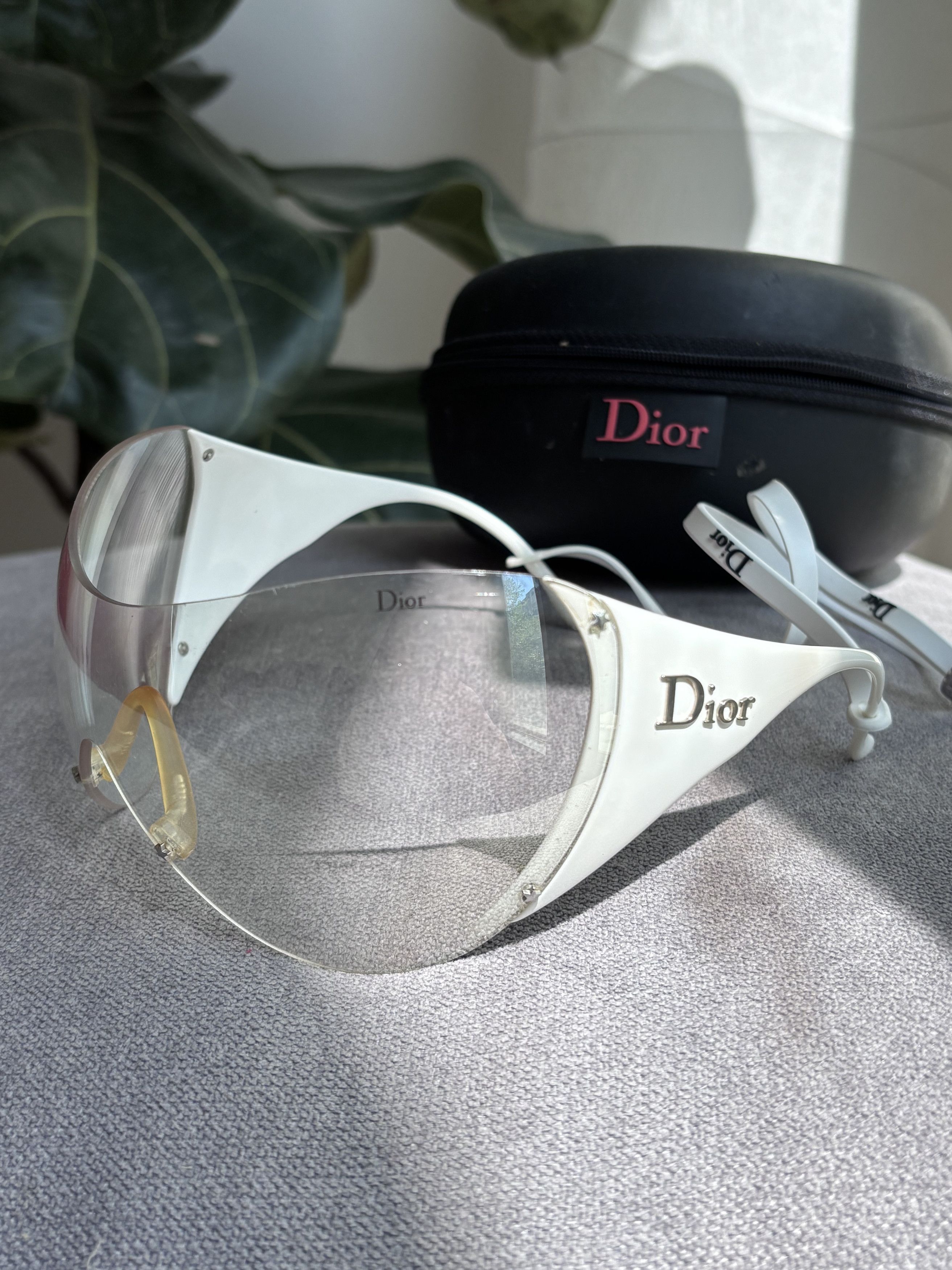 Dior DIOR Sunglasses Ski Bike Wrap Shield Mask Galliano Size ONE SIZE - 1 Thumbnail