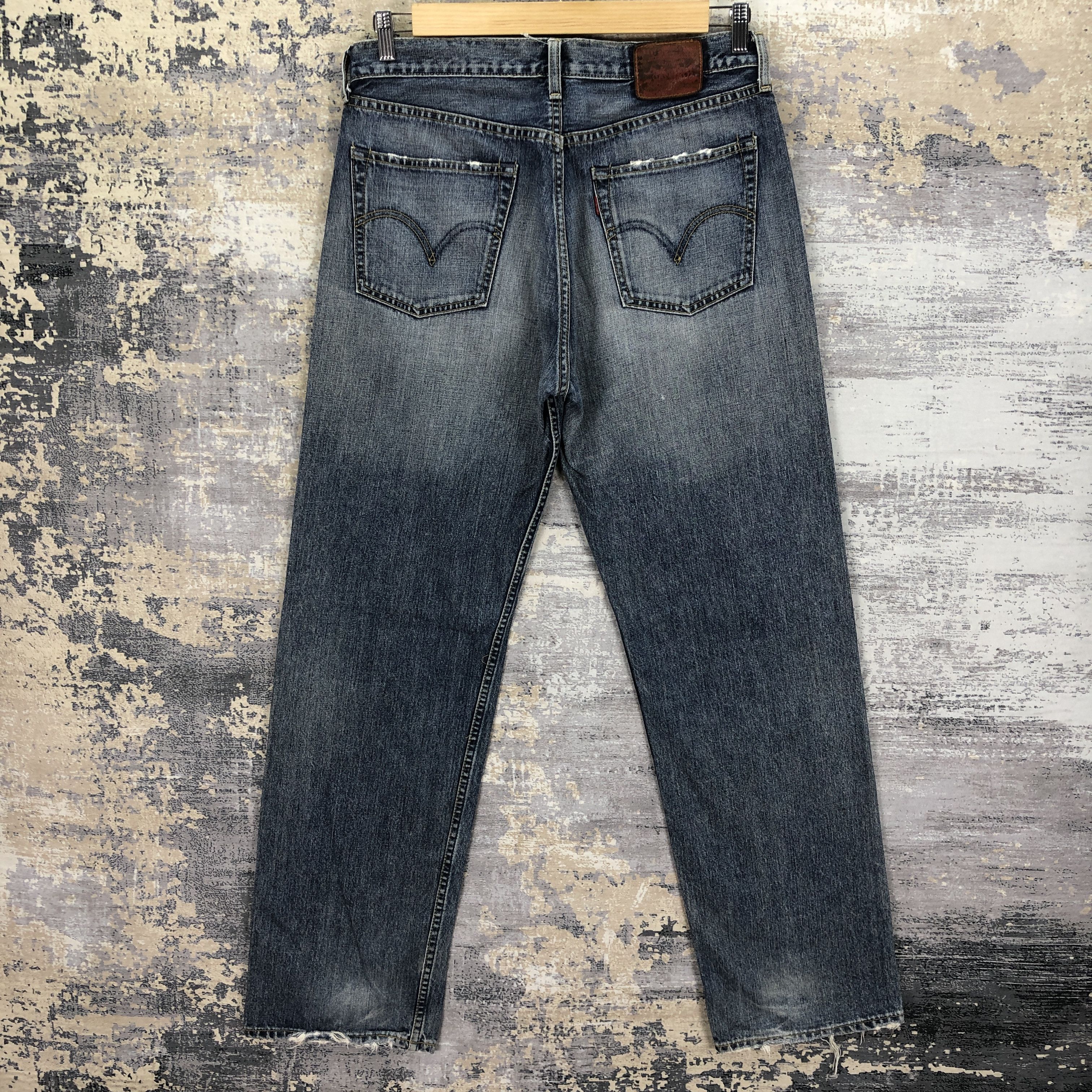 Levi's Vintage 90s Levis 503 Faded Denim Levi's Light Wash Jeans Size US 32 / EU 48 - 2 Thumbnail