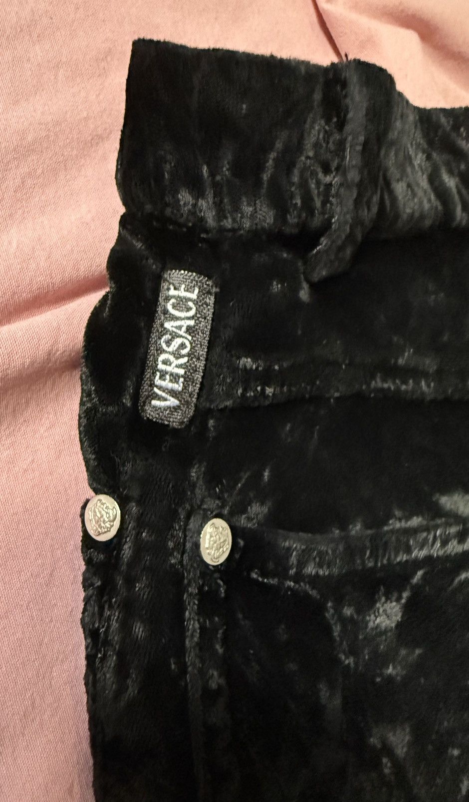 Versace Vintage Versace Pants (Rare) Waist 26 in. / Inseam 27 in. Size 26" / US 2 / IT 38 - 8 Thumbnail