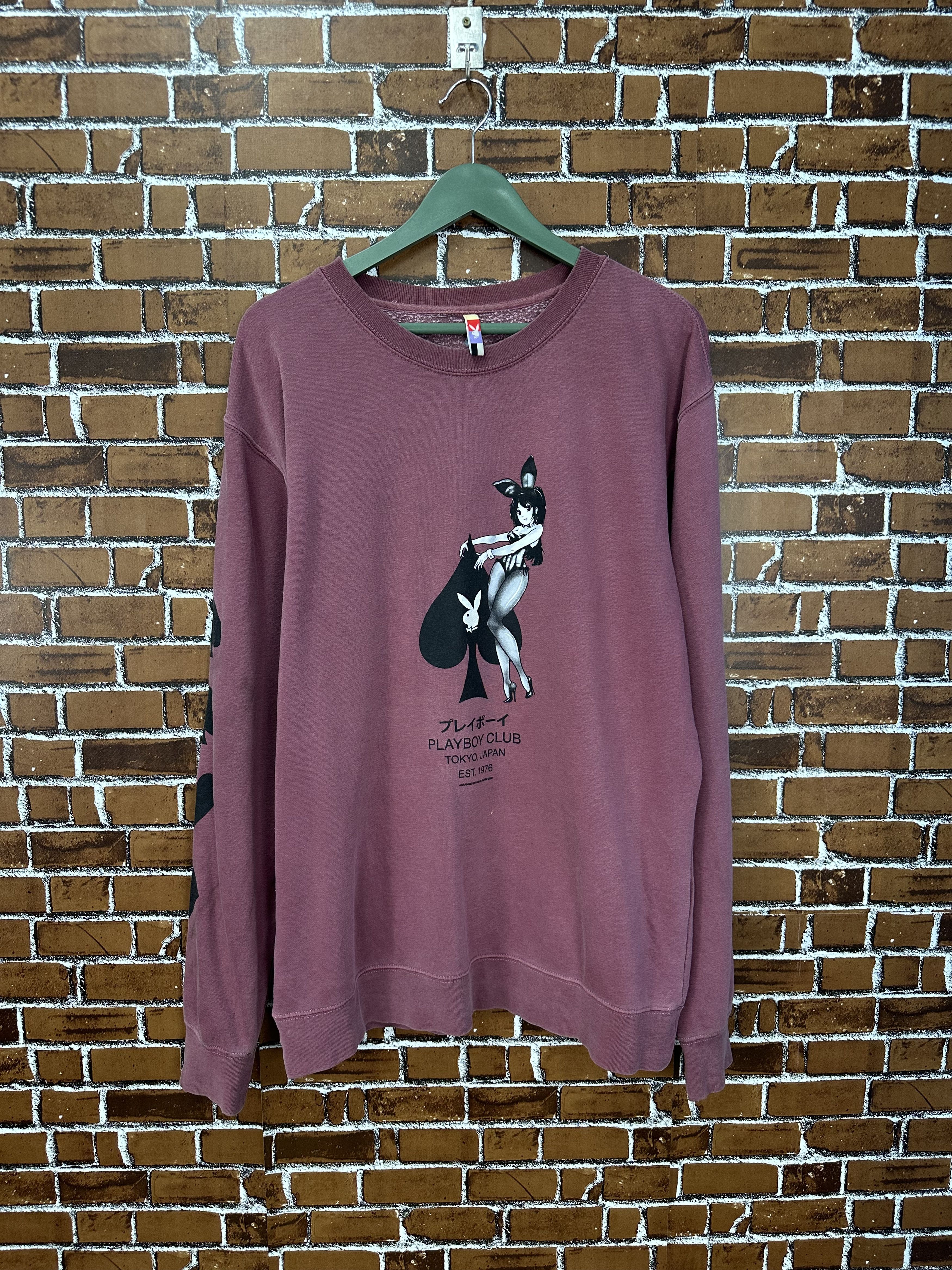 Playboy Playboy Tokyo Japan Arrange by Color Bars Crewneck Z485 Size US L / EU 52-54 / 3 - 1 Thumbnail