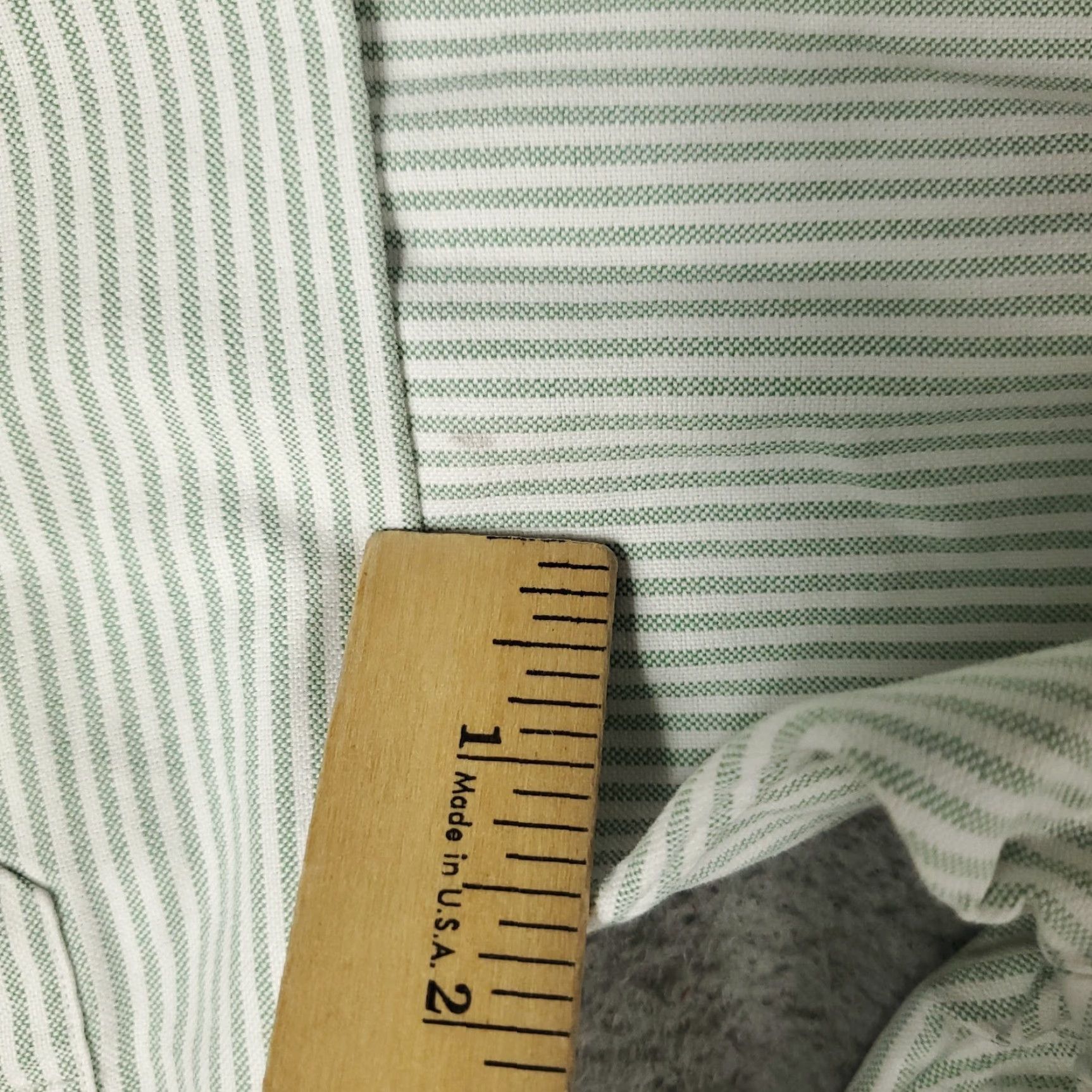 Ralph Lauren Ralph Lauren Shirt Mens 2XL Green White Striped Pony Button Up Long Sleeve Size US XXL / EU 58 / 5 - 4 Thumbnail
