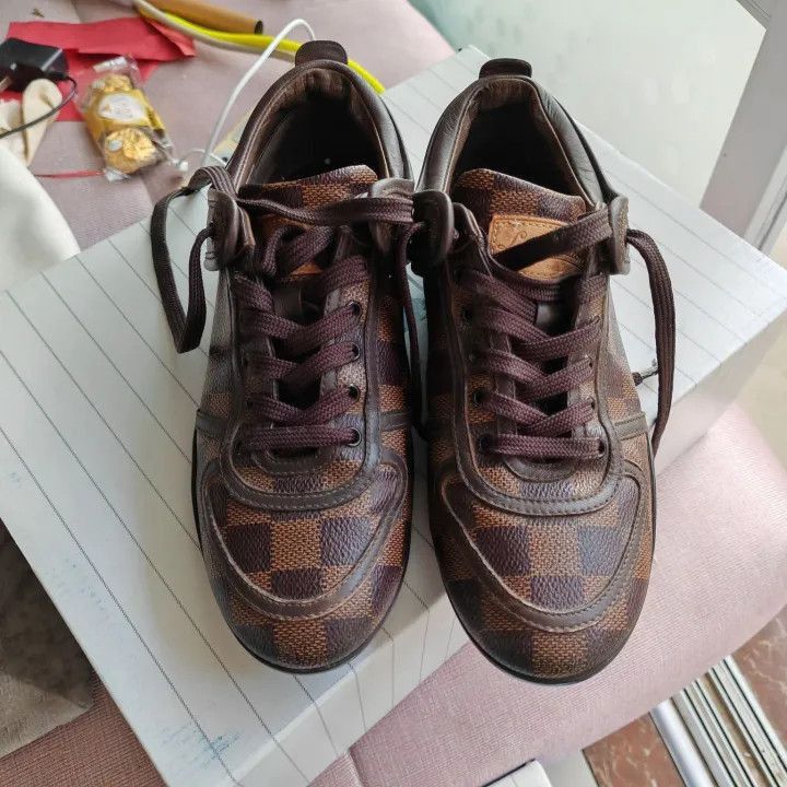 Louis Vuitton Louis Vuitton Classic Checkered Casual Shoes -2508 Size US 5.5 / EU 38 - 2 Thumbnail