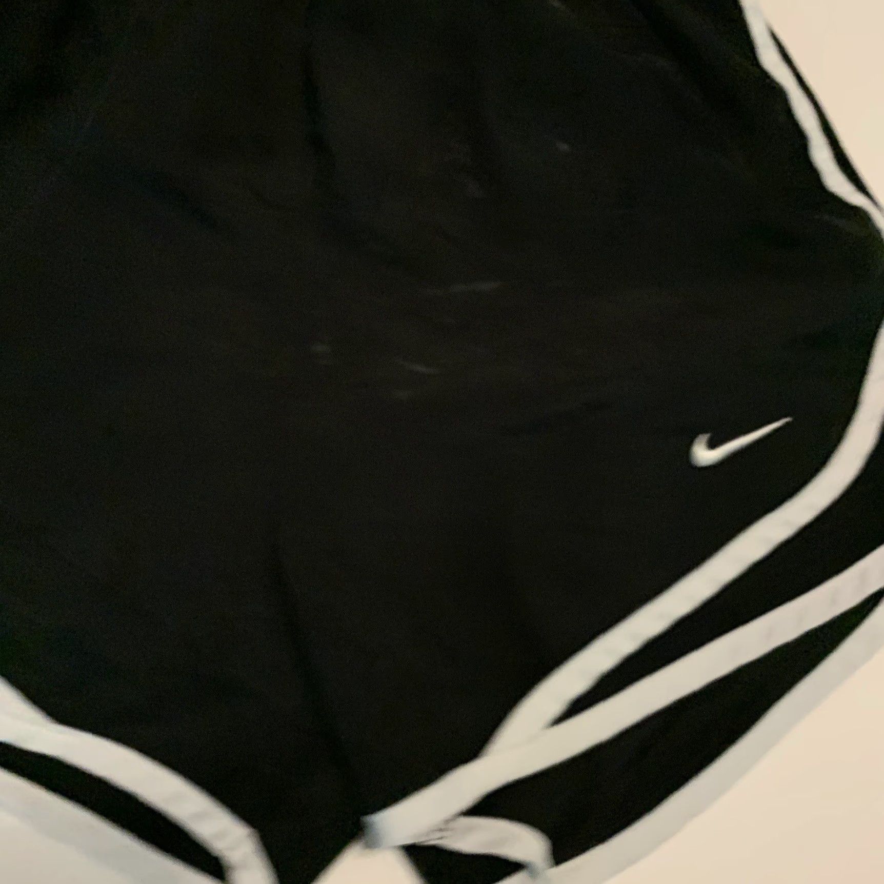 Nike Nike Dri Fit Black Athletic Running Shorts Women’s XS Elastic Drawstring Lined Sport Logo Gym Training Jogging Outdoor Blended Polyester Short Size 26" / US 2 / IT 38 - 2 Thumbnail