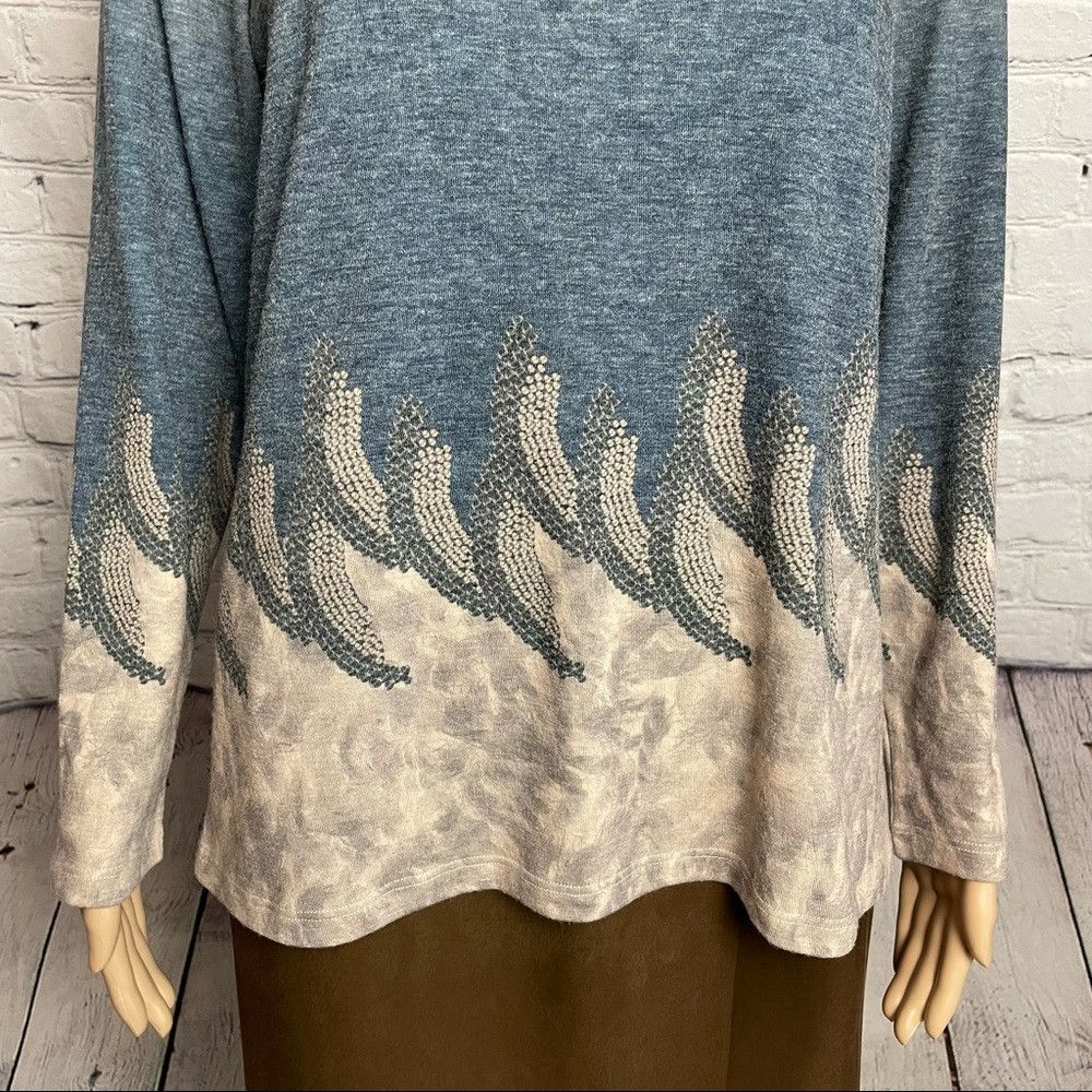 Other NWT New Kingsland Blue Beige Viscose Top Size M Size M / US 6-8 / IT 42-44 - 8 Thumbnail