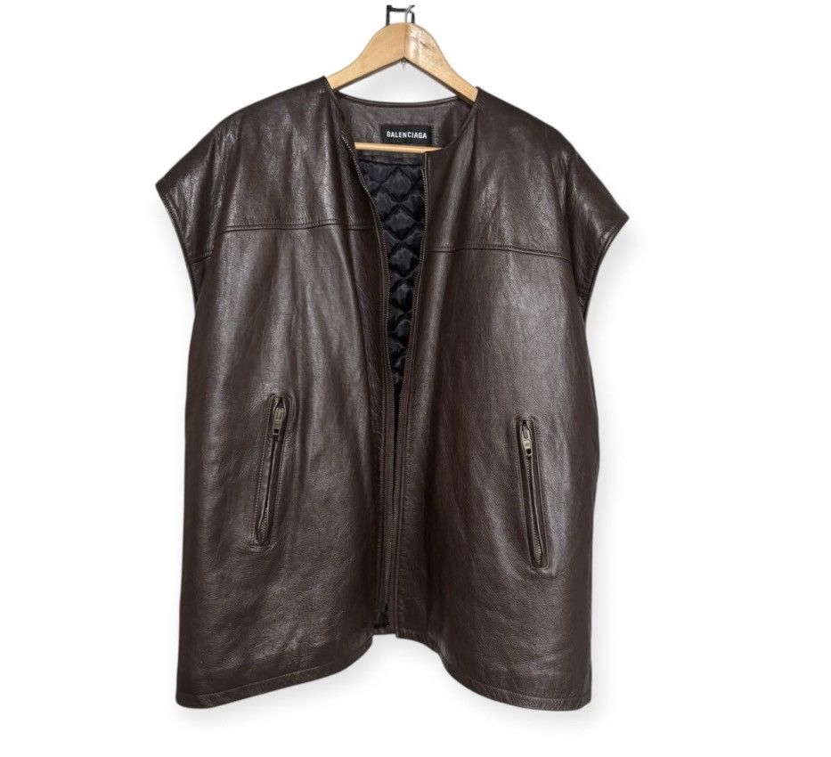 Balenciaga Balenciaga 2018fall runaway layered leather jacket Size US L / EU 52-54 / 3 - 5 Thumbnail