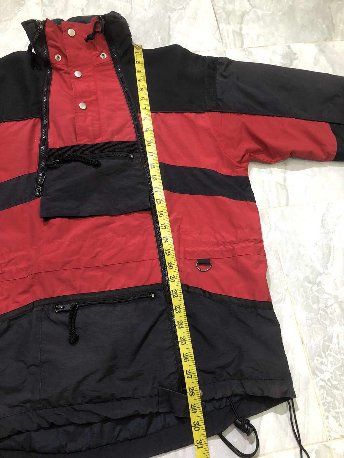 Octopus Vintage Red Cliff Octopus Army Techwear Anorak Cyberpunk Size US L / EU 52-54 / 3 - 23 Thumbnail
