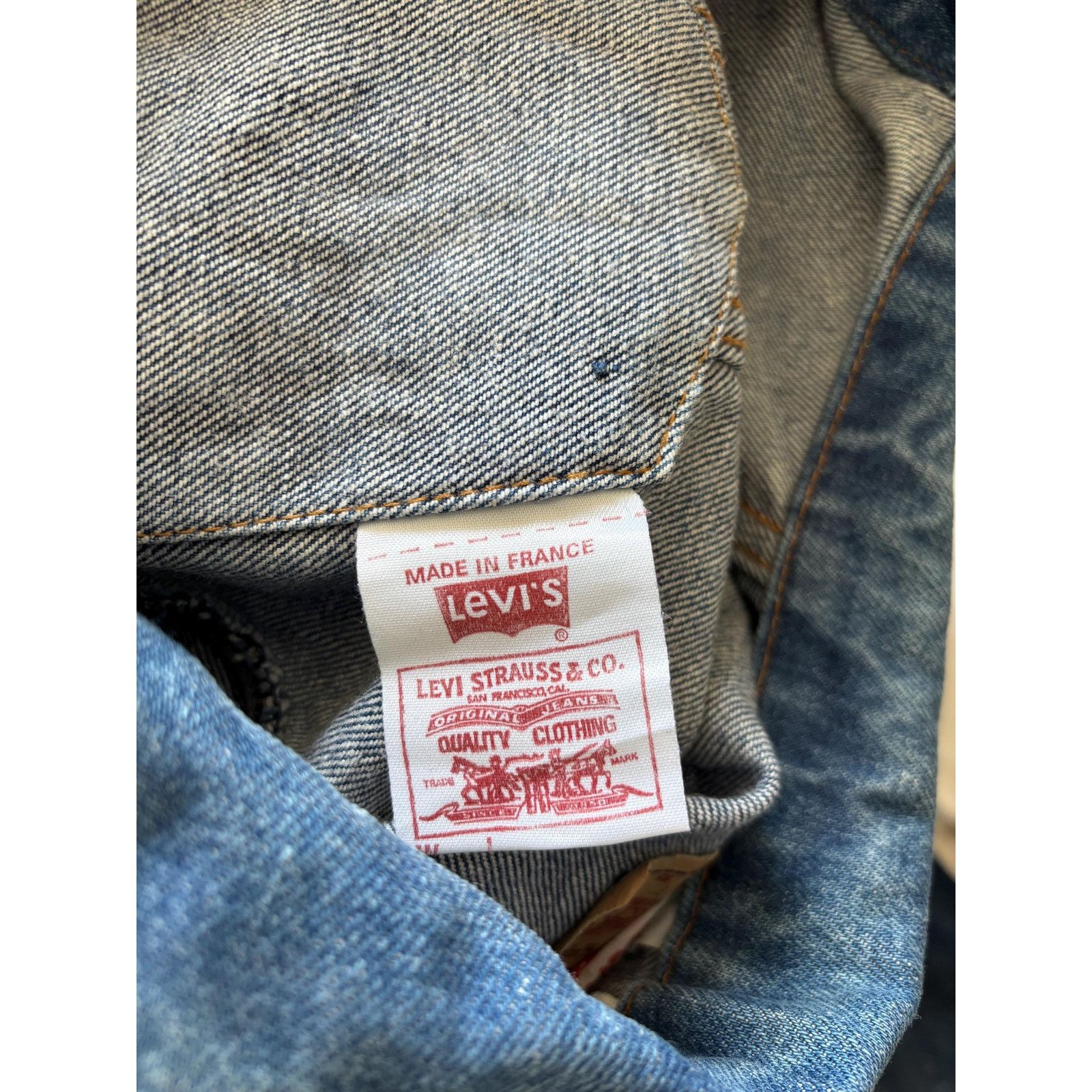 Levi's Levi's 70506 Archive Denim Jacket Made in France Red Tab 34 Size US M / EU 48-50 / 2 - 8 Thumbnail