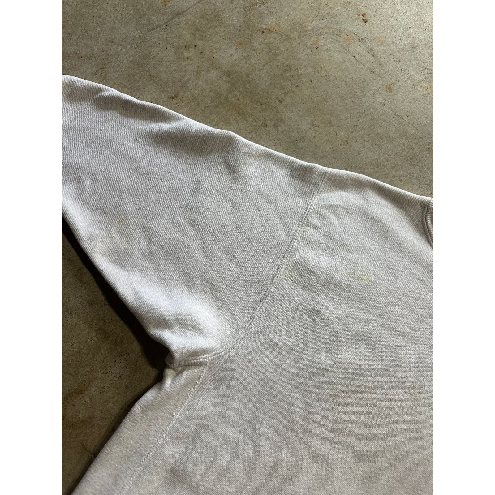 Champion × Vintage Vintage Champion Reverse Weave White Heavyweight Sweatshirt Size US M / EU 48-50 / 2 - 5 Thumbnail