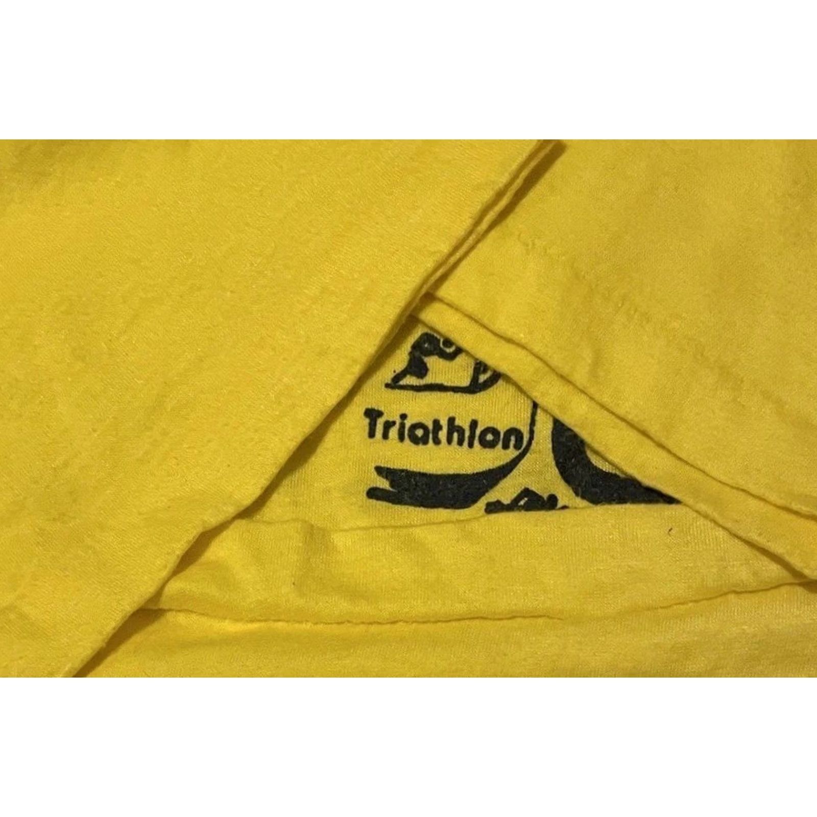 Vintage VINTAGE Shawnee Triathalon Shirt S Kansas City Gym Track PE College Grunge USA 80s 90s Vintage Grunge Shirt Mens S Yellow Size US S / EU 44-46 / 1 - 5 Thumbnail
