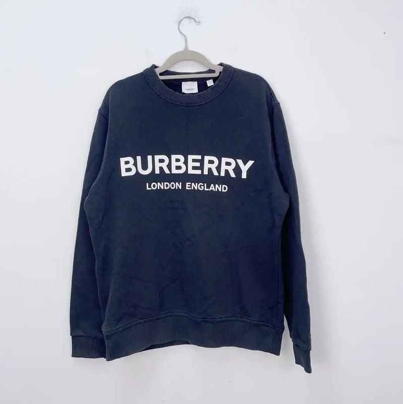 Burberry Burberry Black Cotton Women's Sweatshirt Size S / US 4 / IT 40 - 1 Thumbnail