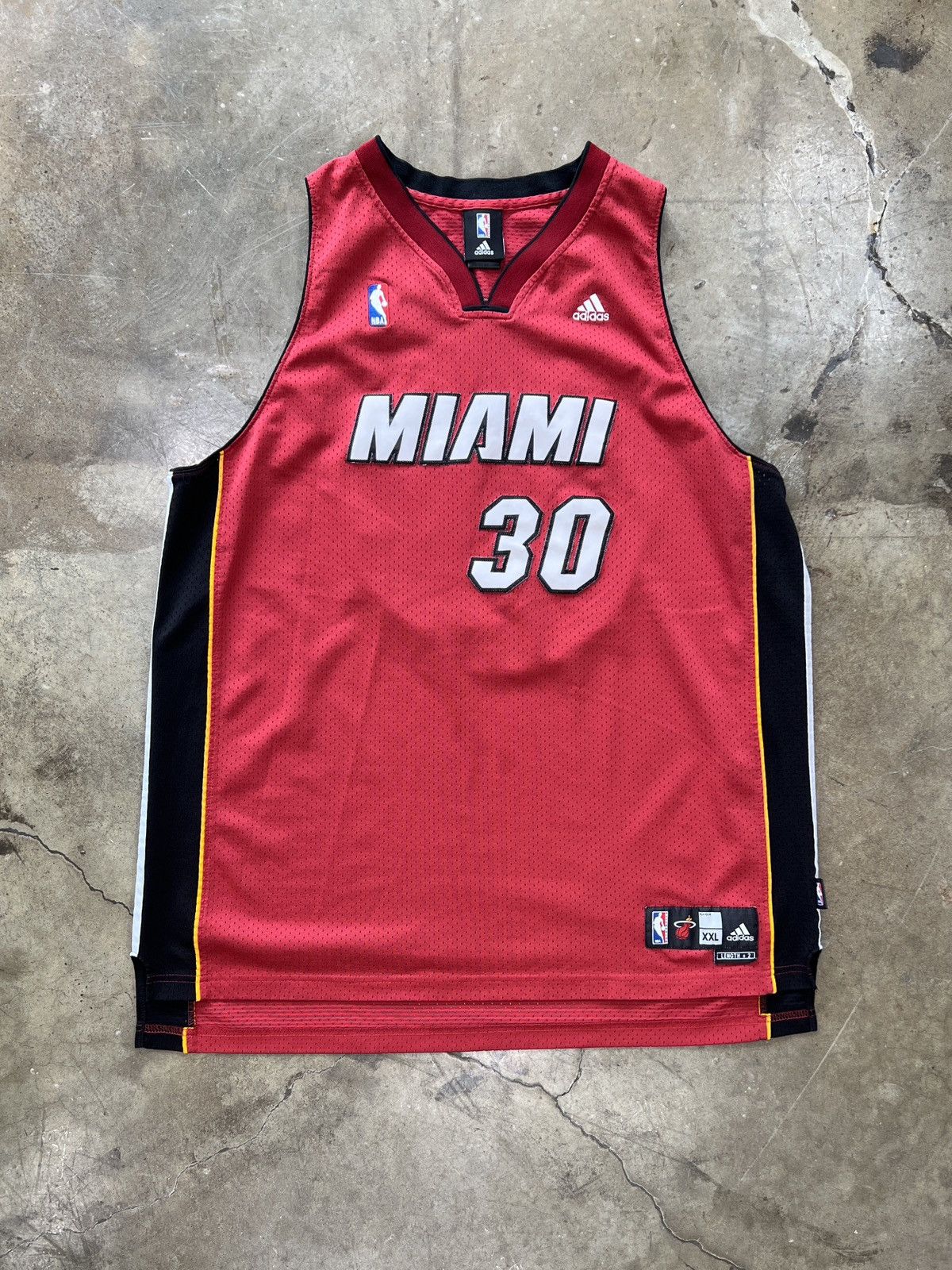 NBA Vintage Adidas Y2K NBA Miami Heat Michael Beasley Jersey XXL Size US XXL / EU 58 / 5 - 6 Thumbnail