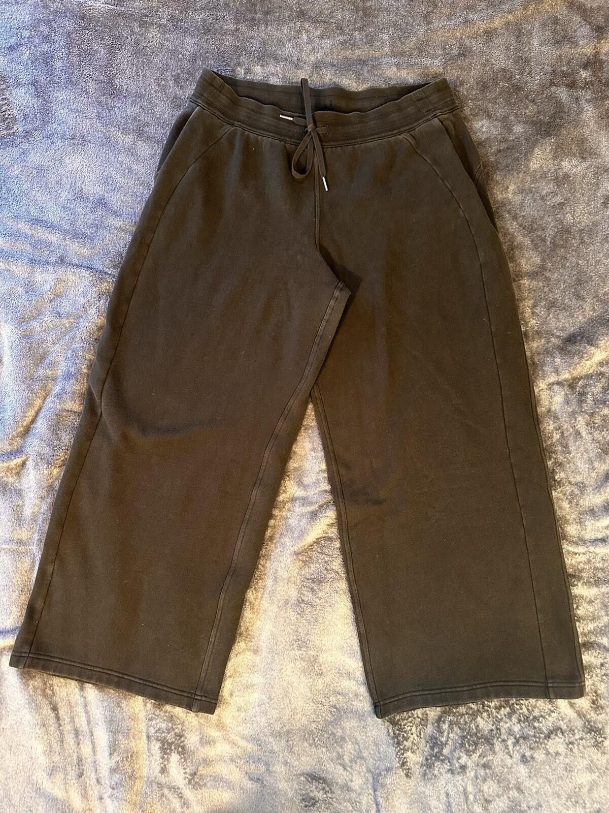 Lululemon Lululemon Women’s Size 14 Wide Leg Black Lounge Pants Size 36" / US 14 / IT 50 - 1 Thumbnail