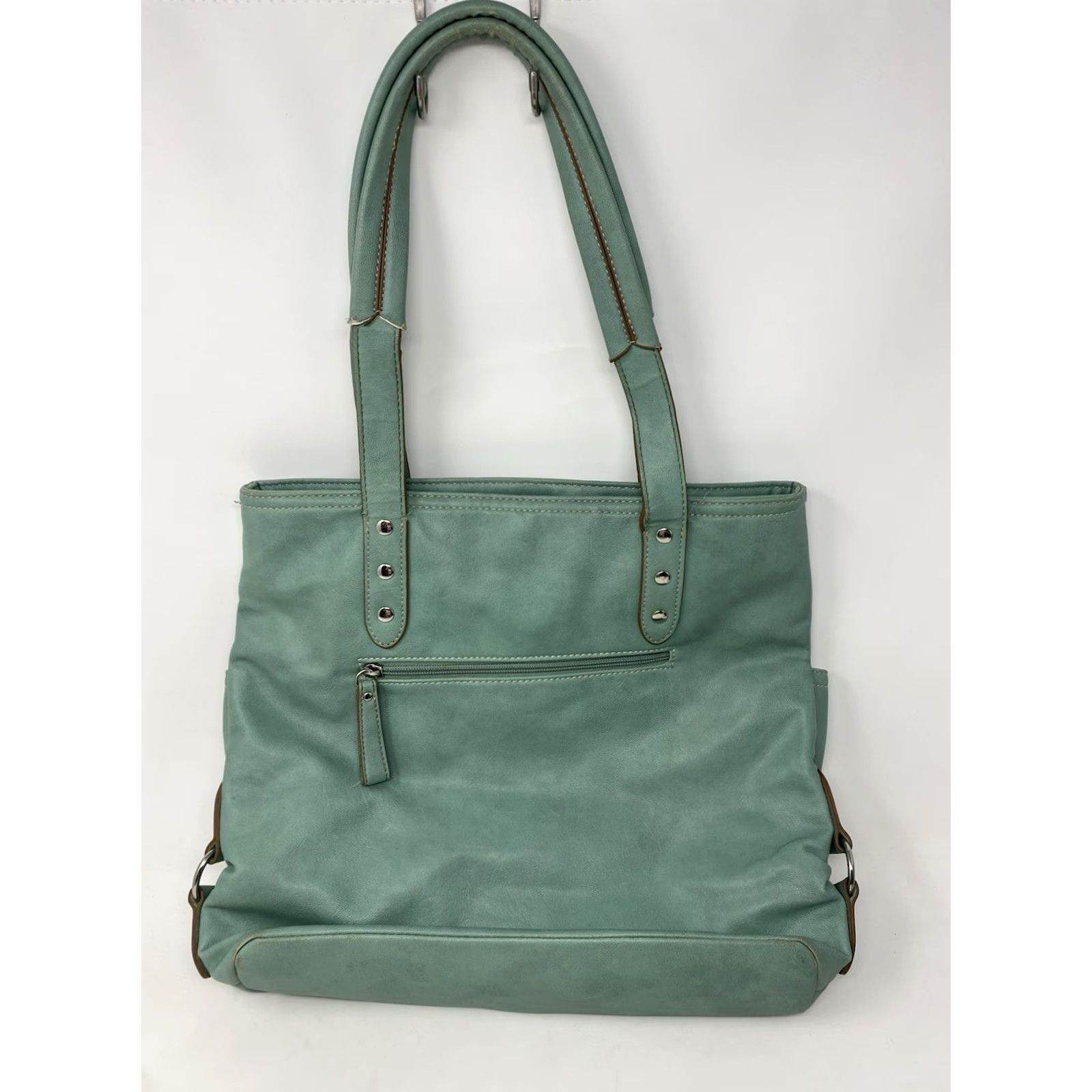 Fossil VINTAGE Fossil Relic Shoulder Handbag Green Vegan Leather Medium Size ONE SIZE - 6 Thumbnail