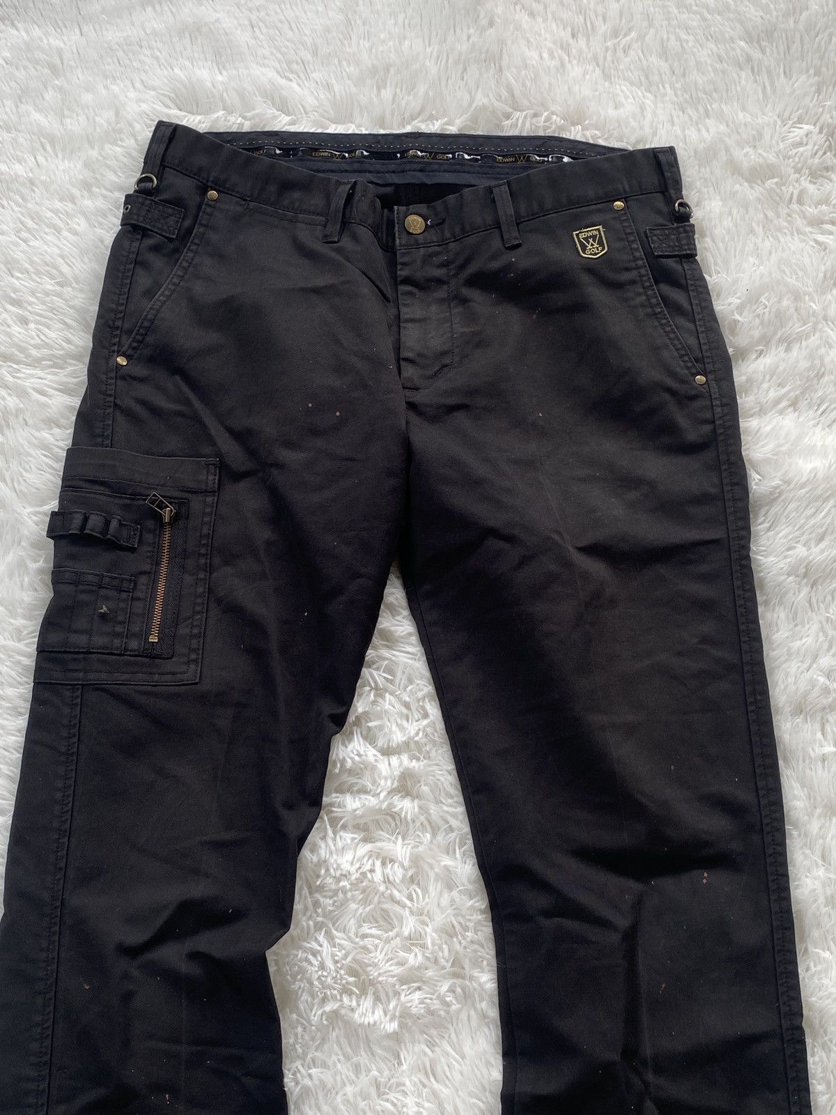 Edwin × Japanese Brand 💥RARE💥 Edwin Golf Tactical cargo pant bootcut Distressed Size US 36 / EU 52 - 2 Thumbnail