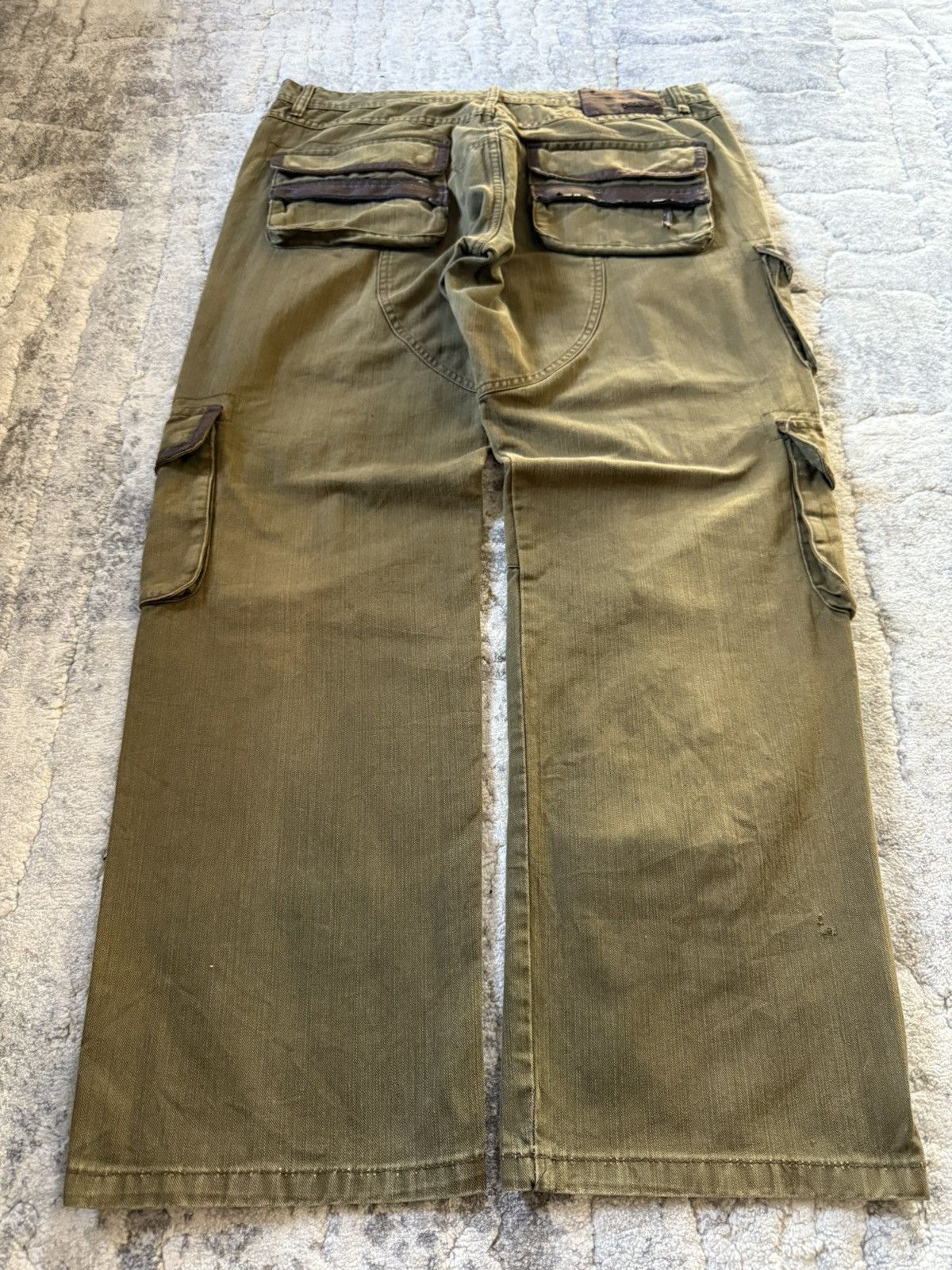 Pelle Pelle Pelle pelle Multi Pocket Parachute Baggy Cargo Pants Size US 38 / EU 54 - 2 Thumbnail
