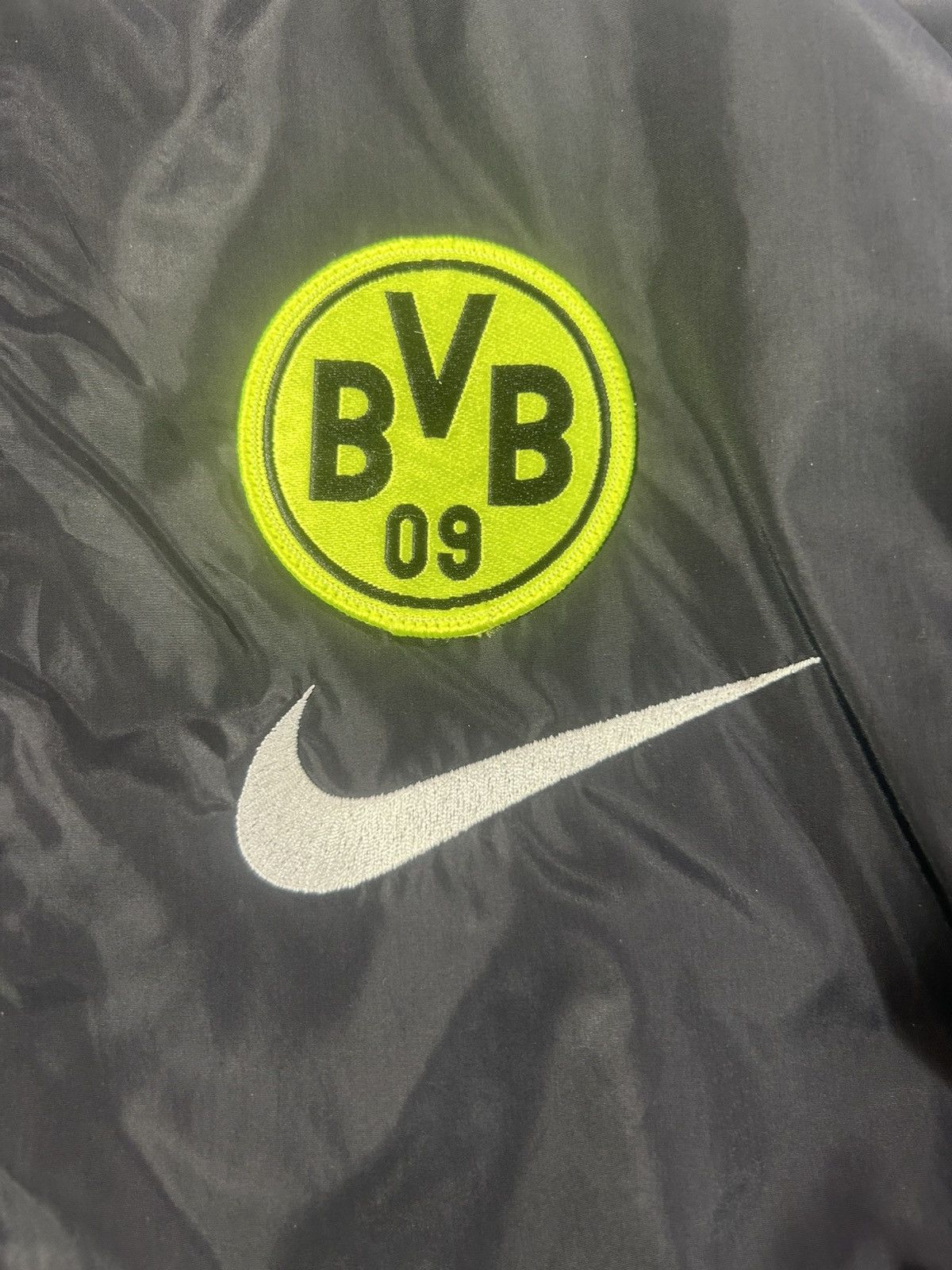 Nike BVB MENS BORUSSIA DORTMUND CHUNKY NIKE COAT JACKET 1996/1997 Size US L / EU 52-54 / 3 - 2 Thumbnail