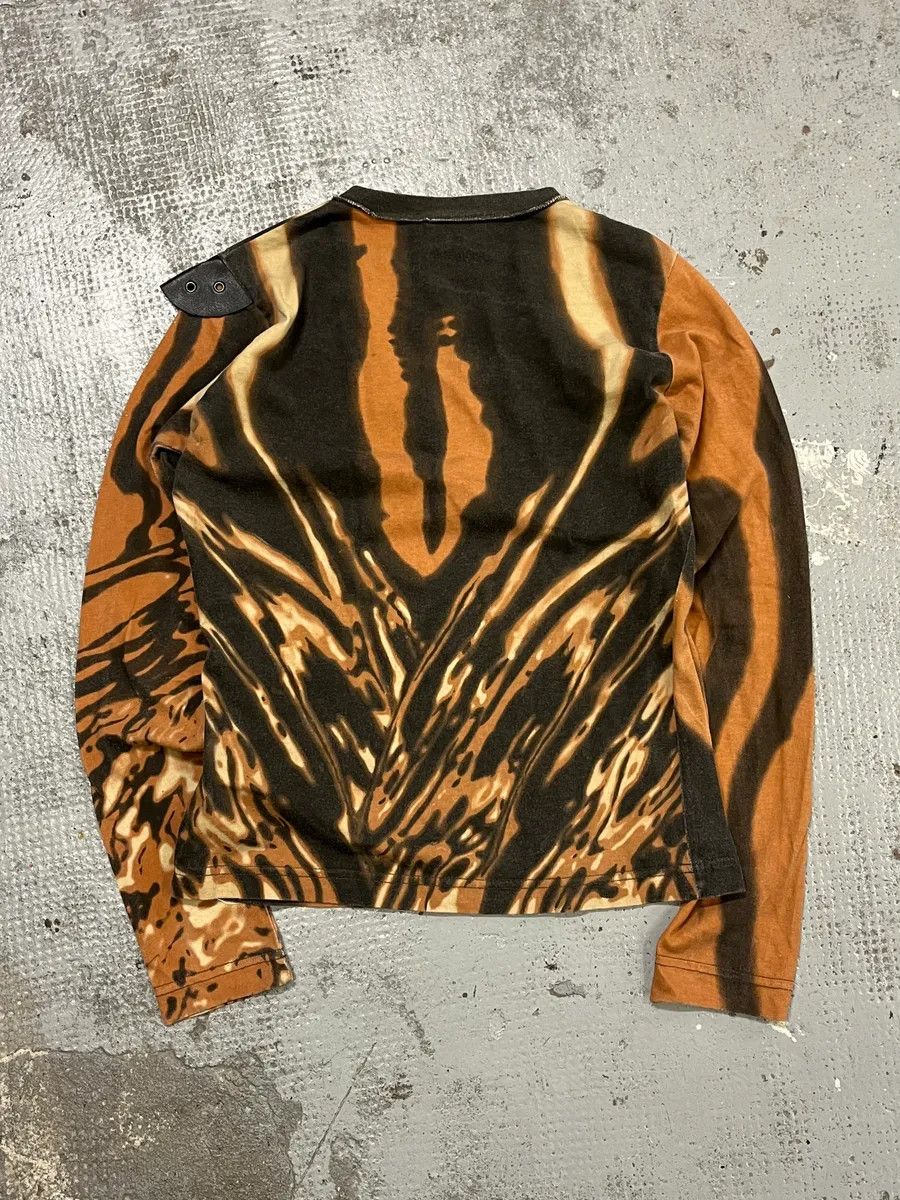 Just Cavalli SS2002 Cavalli Yellow Hallucination Longsleeves Size XS / US 0-2 / IT 36-38 - 6 Thumbnail