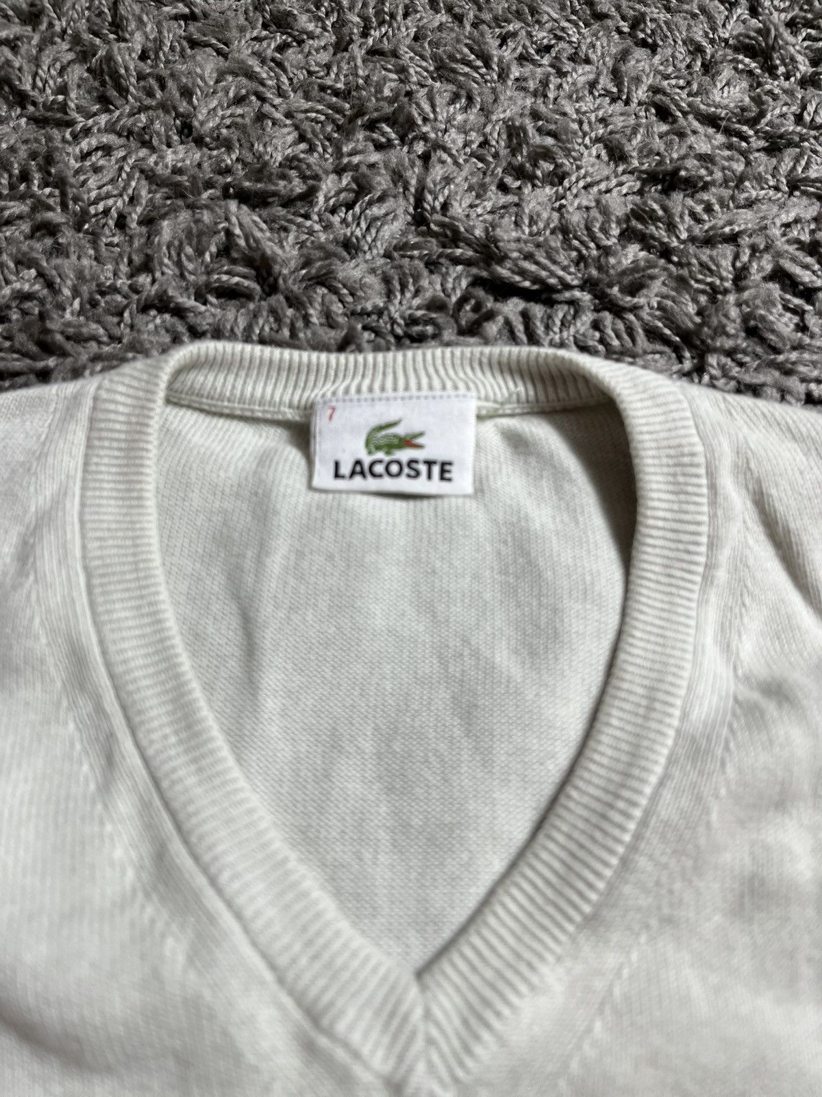 Lacoste × Vintage LACOSTE VINTAGE 00s COTTON VEST Size US L / EU 52-54 / 3 - 3 Thumbnail