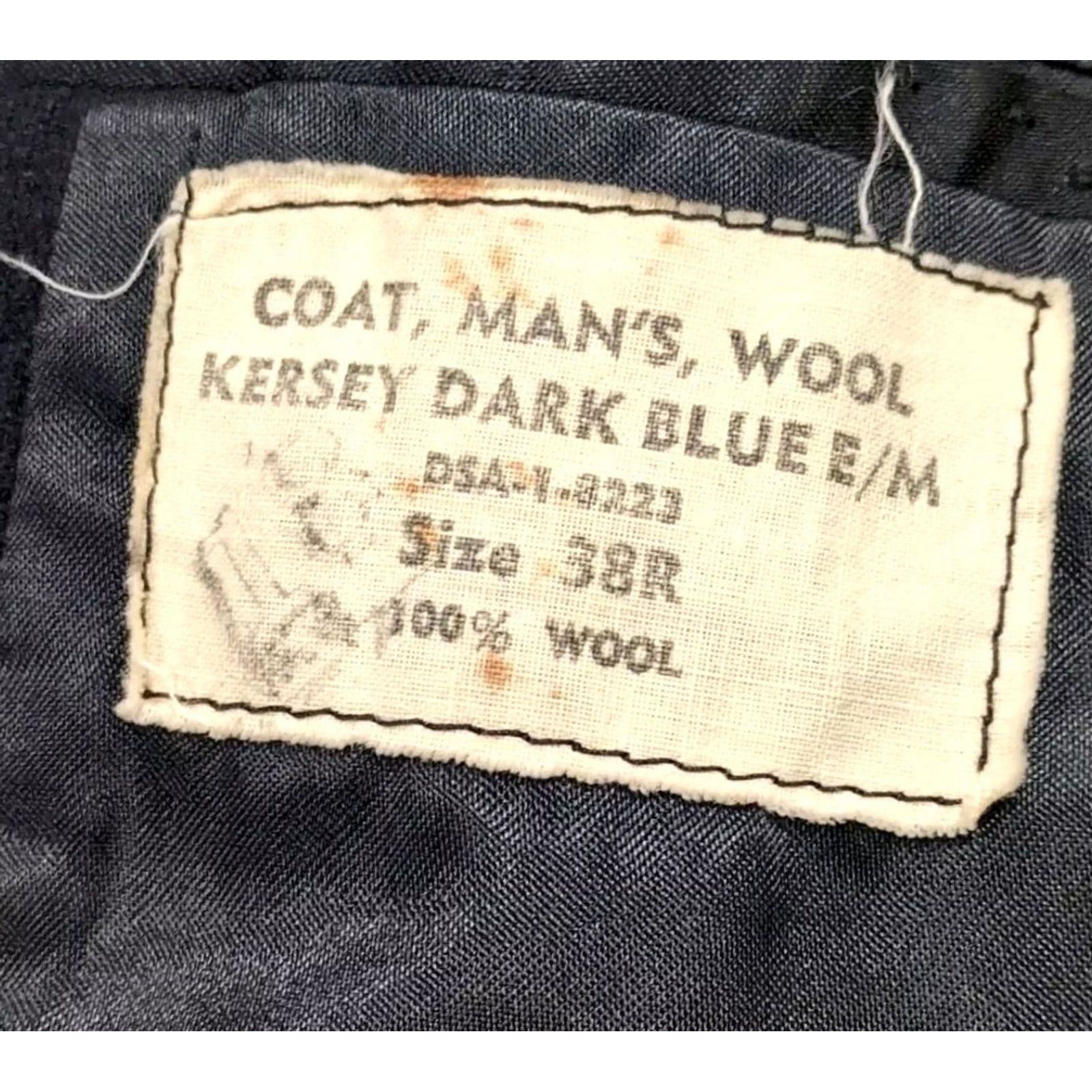 Vintage VINTAGE United States Navy Peacoat Jacket Wool Dark Blue Button Size 38R Mens Size US XXS / EU 40 - 4 Thumbnail