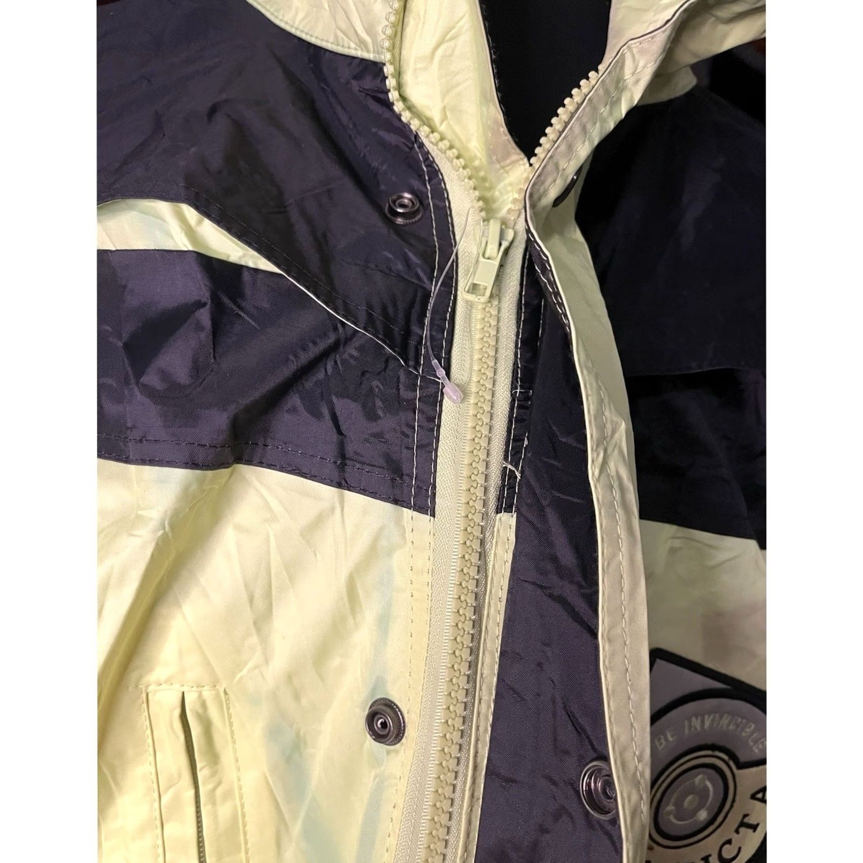 Invicta Invicta Yellow Black Hooded Jacket Unisex Size L Size US L / EU 52-54 / 3 - 5 Thumbnail