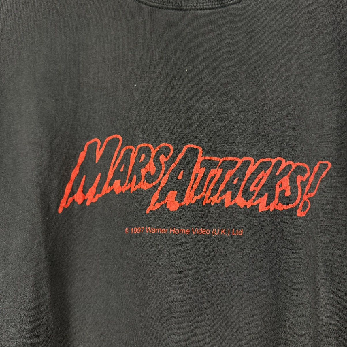 Vintage Vintage 1997 Mars Attack Movie T-shirt Size US XL / EU 56 / 4 - 5 Thumbnail