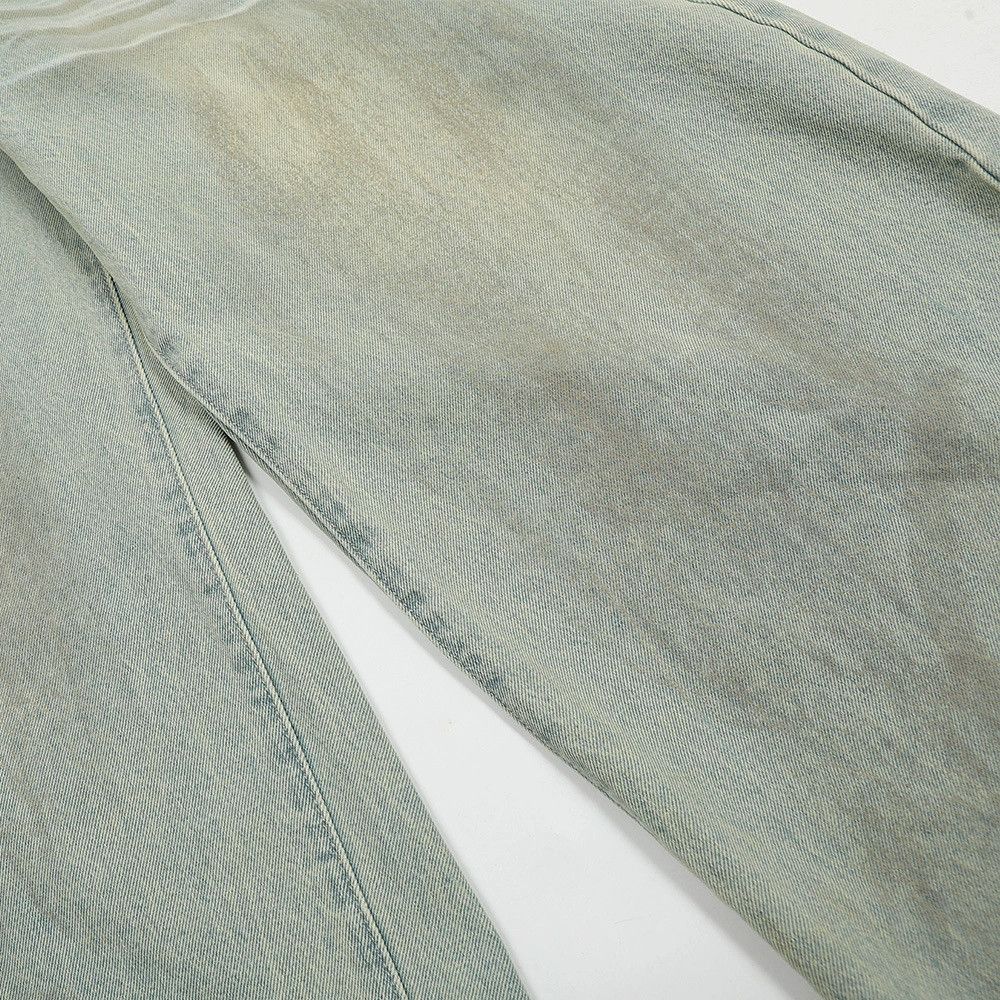 Vintage Men's street hip-hop washed distressed scimitar jeans Size US 32 / EU 48 - 4 Thumbnail