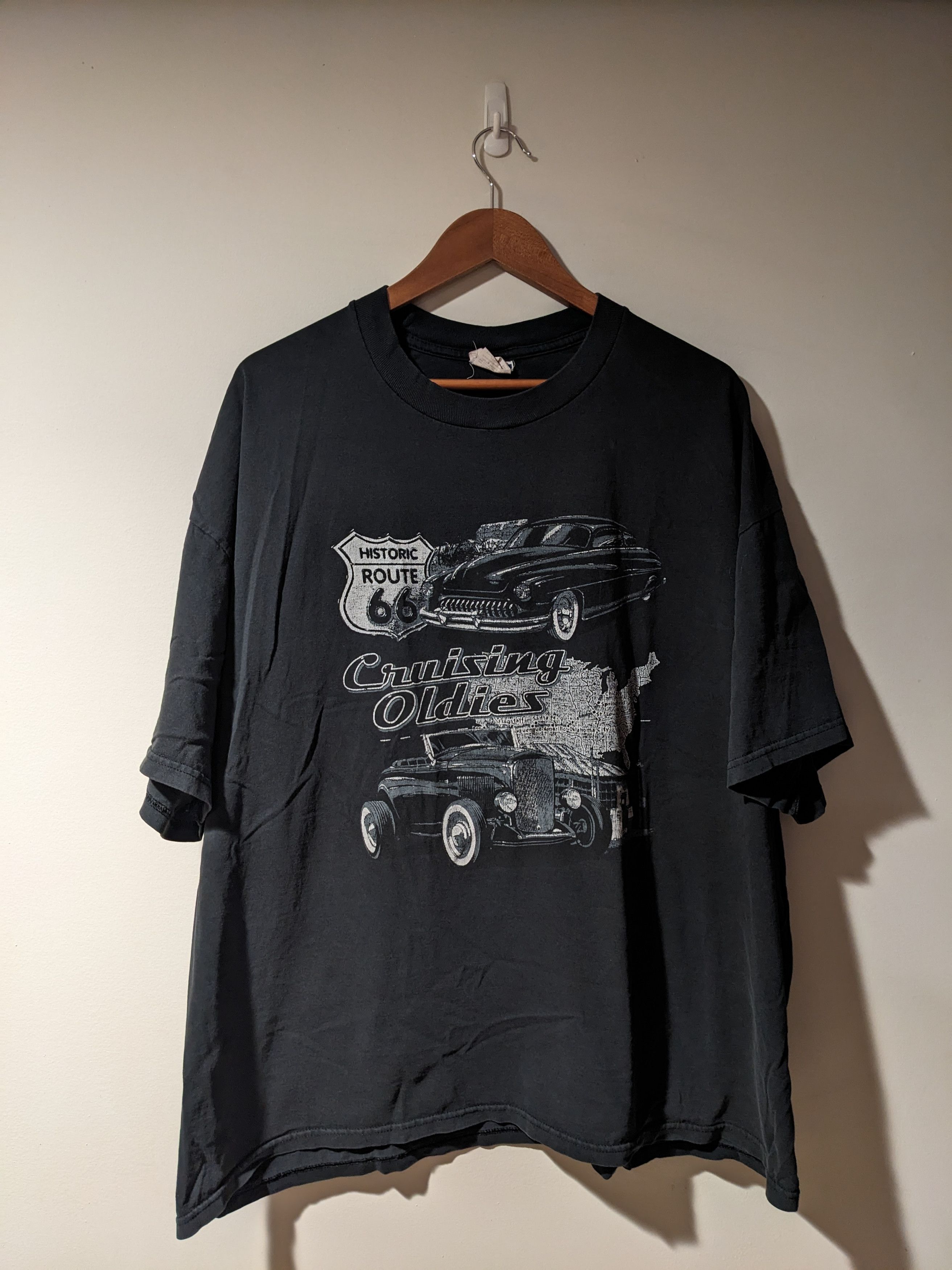 Chase Authentics × NASCAR × Vintage Vintage 90s Cruising Oldies Hot Rod Nascar XX-Large T-Shirt Size US XXL / EU 58 / 5 - 1 Thumbnail
