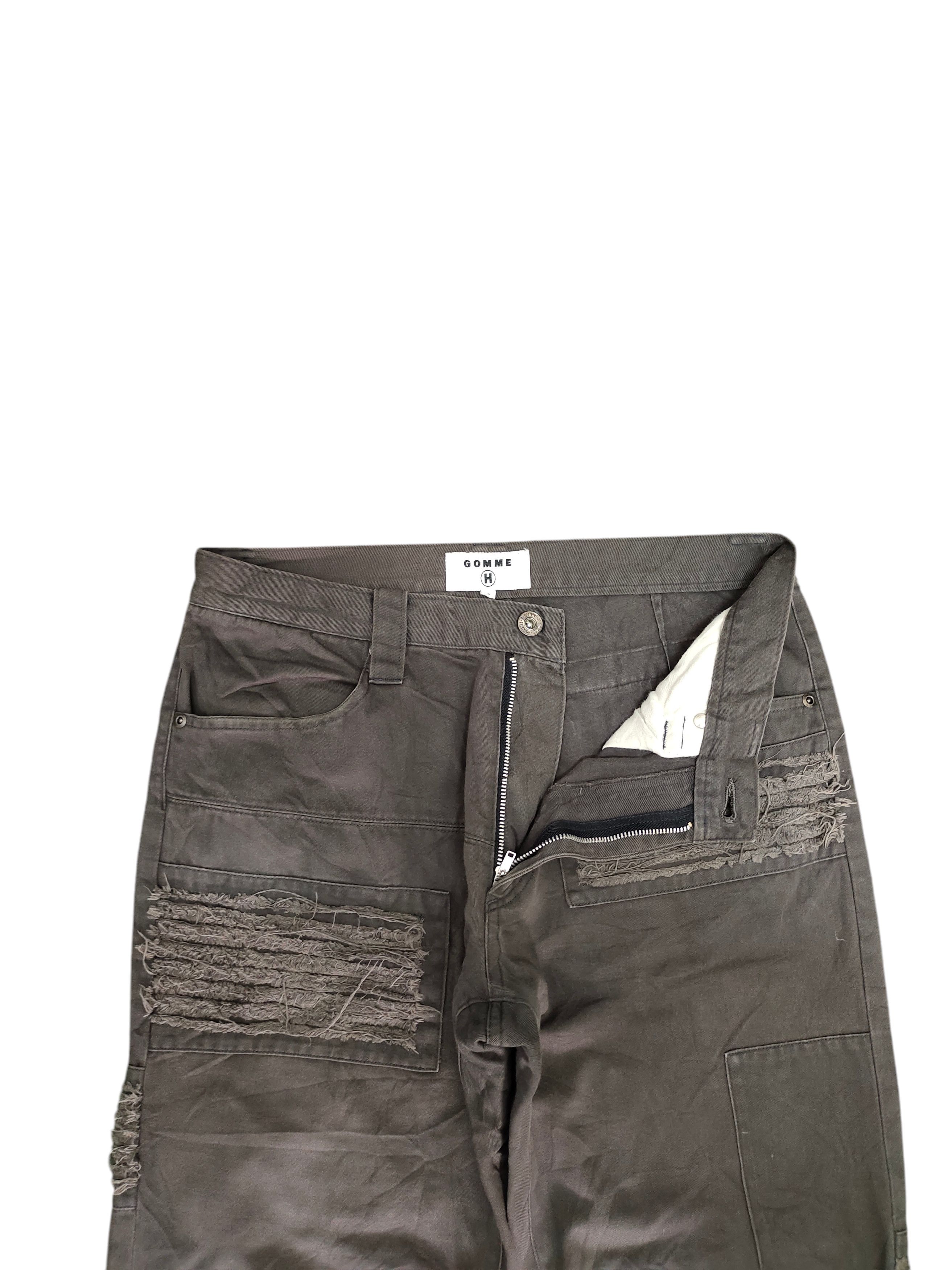 Yohji Yamamoto Gomme Homme By Yohji Yamamoto Patchwork Trouser Pants Size US 30 / EU 46 - 7 Thumbnail